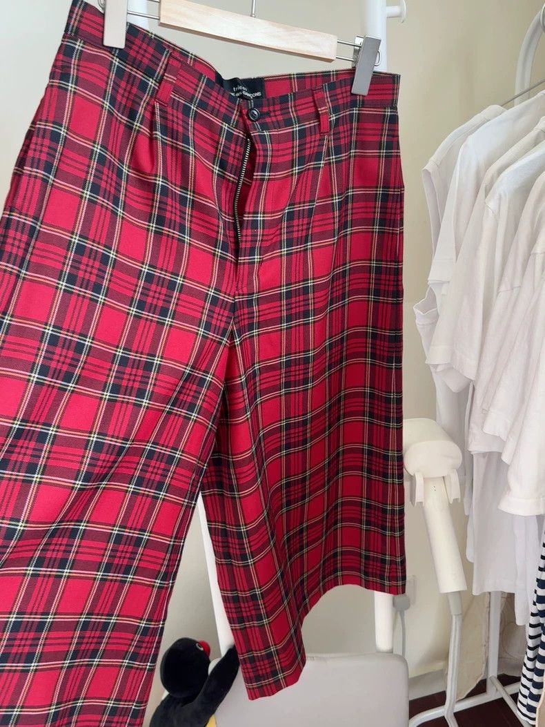 Comme des Garcons Comme Des Garcons Checkered cropped pants Nextarrow-2505 Size M / US 6-8 / IT 42-44 - 6 Thumbnail