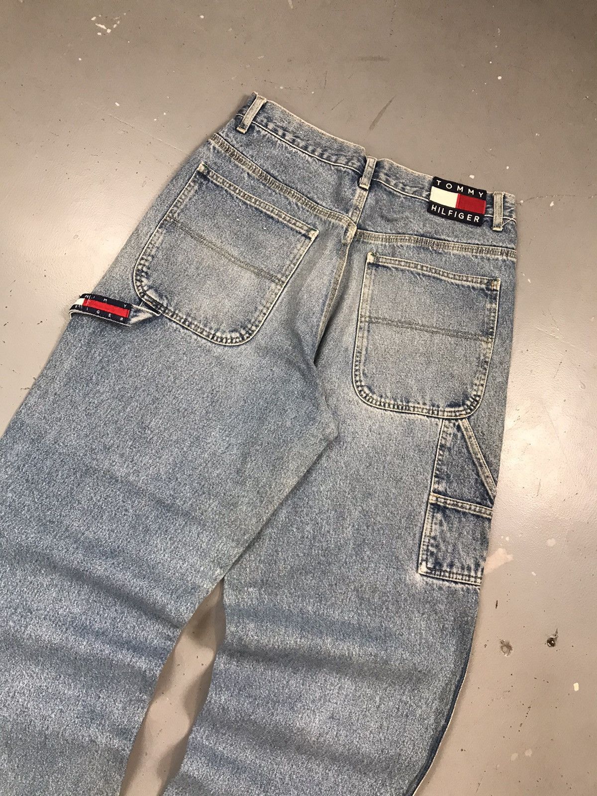 Tommy Hilfiger × Vintage Vintage Tommy Hilfiger baggy carpenter denim Size US 32 / EU 48 - 13 Thumbnail