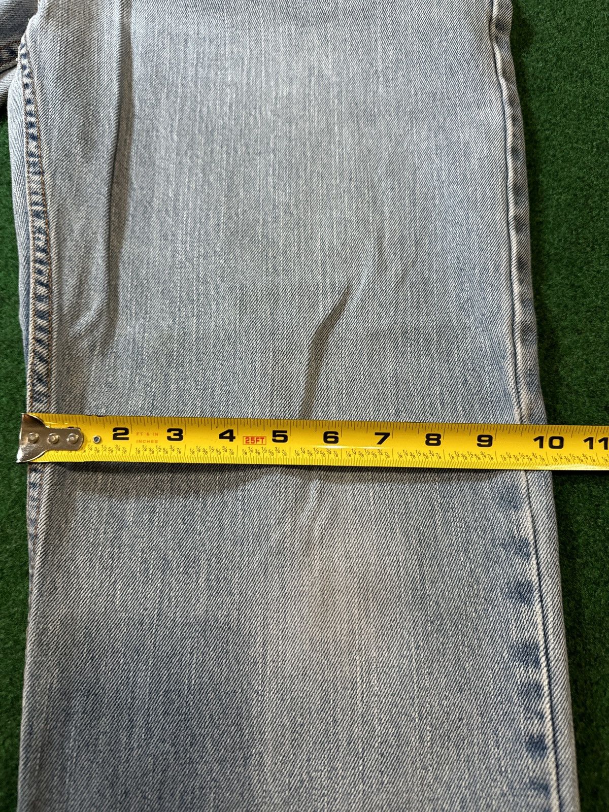 Levi's × Levi's Vintage Clothing × Vintage Y2K Levi’s 550 Relaxed Fit Wide Leg Baggy Light Wash Jeans Size US 35 - 9 Thumbnail