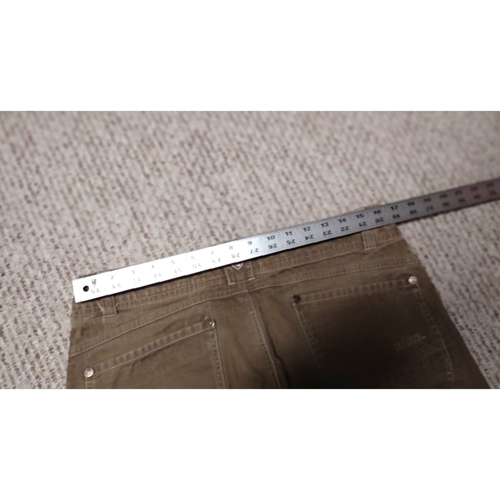 Born Kuhl Born in the Mountains Pants Mens 34x32 Hiking Outdoors Brown Regular Fit Belt Loops Pockets Size US 34 / EU 50 - 7 Thumbnail