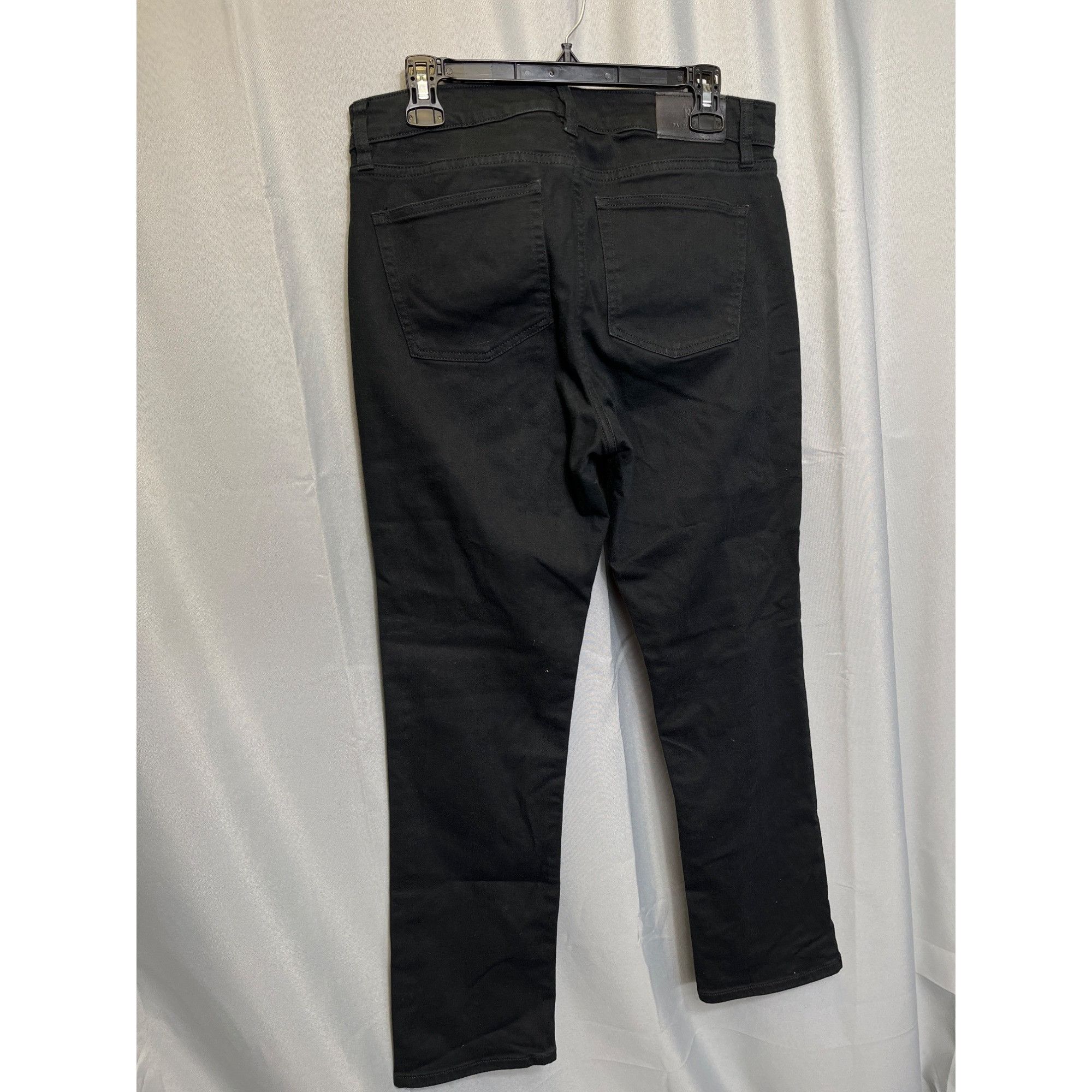 Lauren Ralph Lauren Lauren Ralph Lauren SKU 7886 Womens Black Straight Leg Pants Size 32" / US 10 / IT 46 - 2 Thumbnail