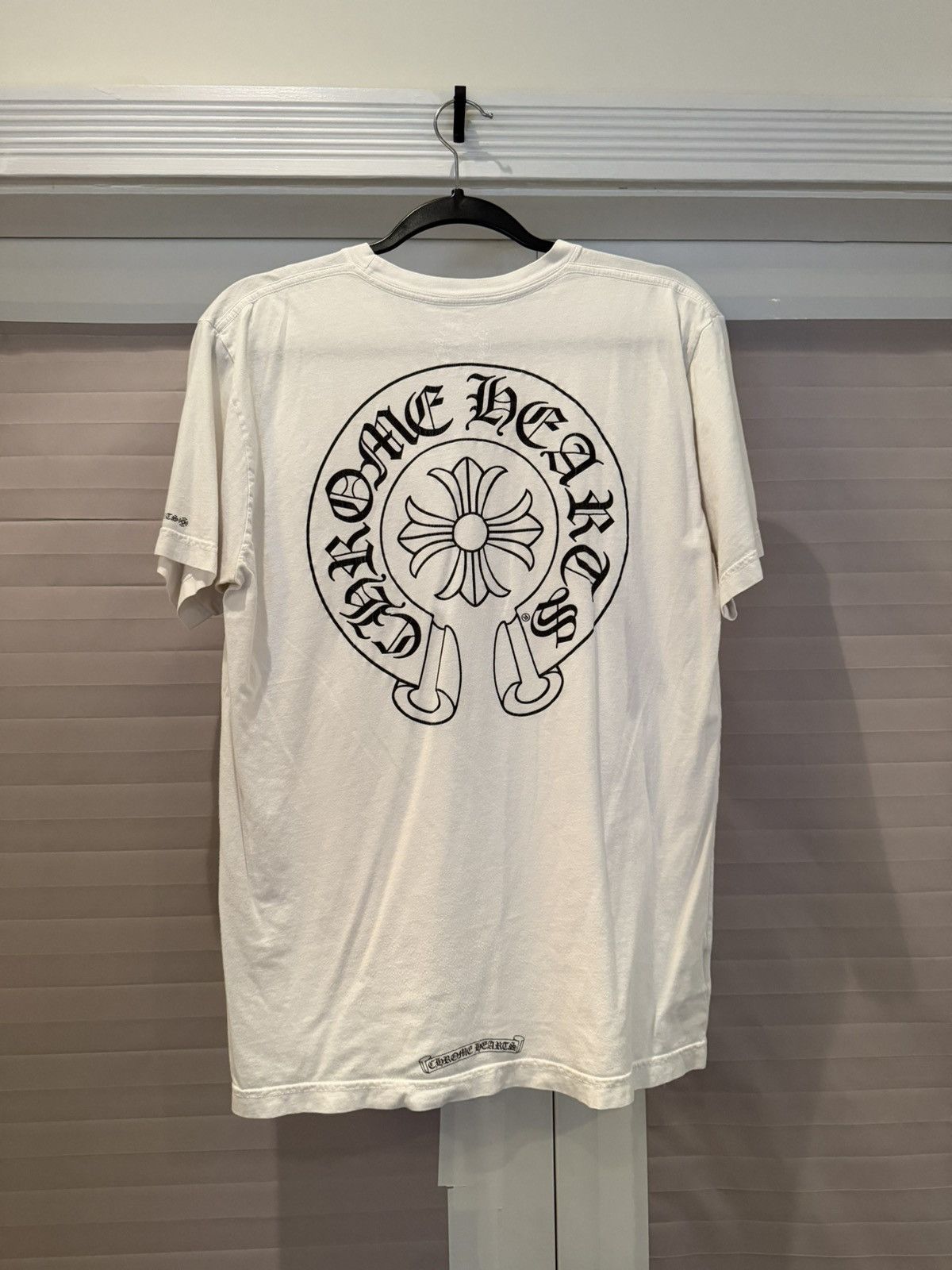 Chrome Hearts Horseshoe White Pocket Tee Size US L / EU 52-54 / 3 - 2 Thumbnail