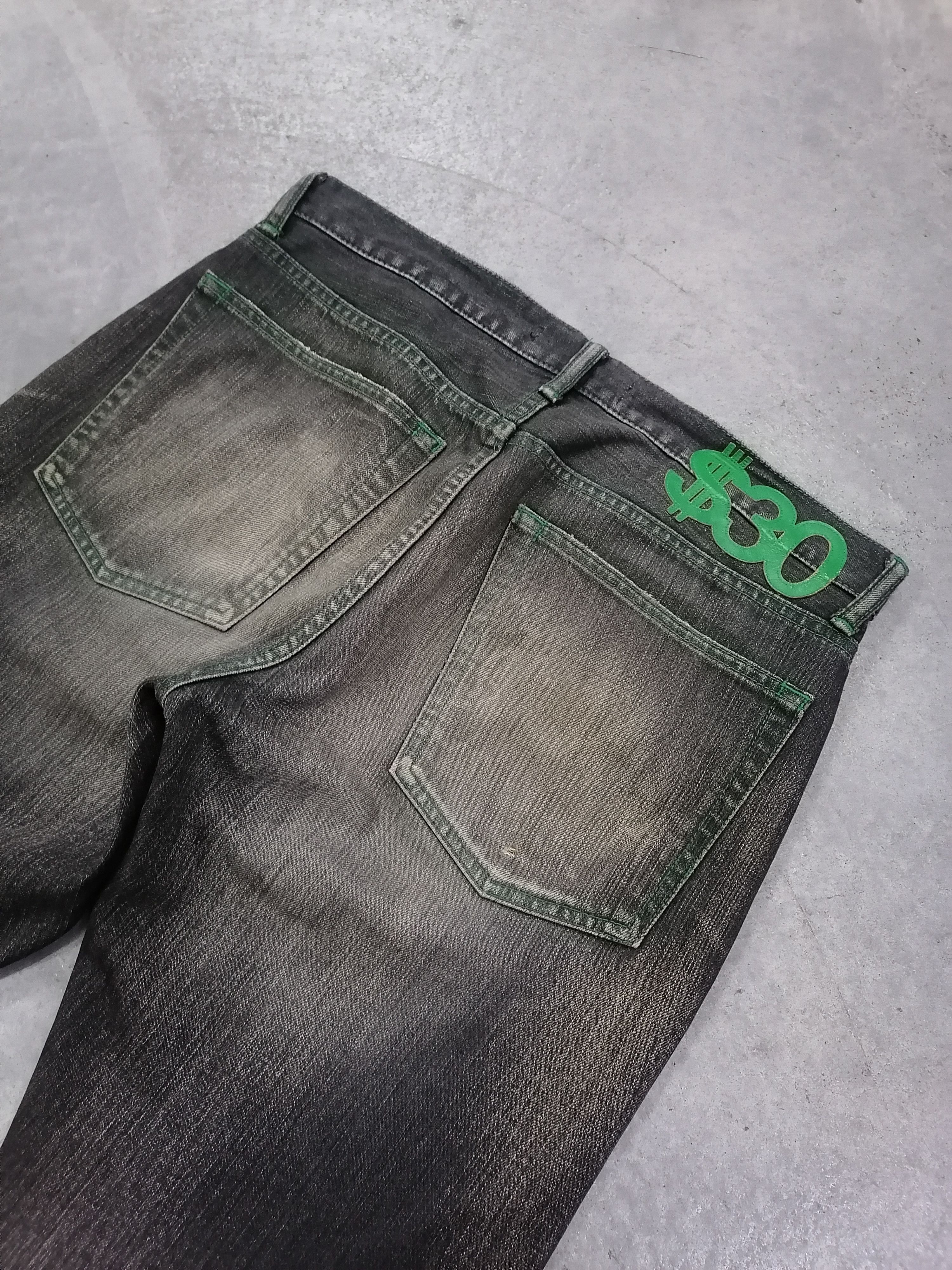 Japanese Brand × Swagger Trashed Jeans Swagger $30 Denim Pants Size US 33 - 11 Thumbnail