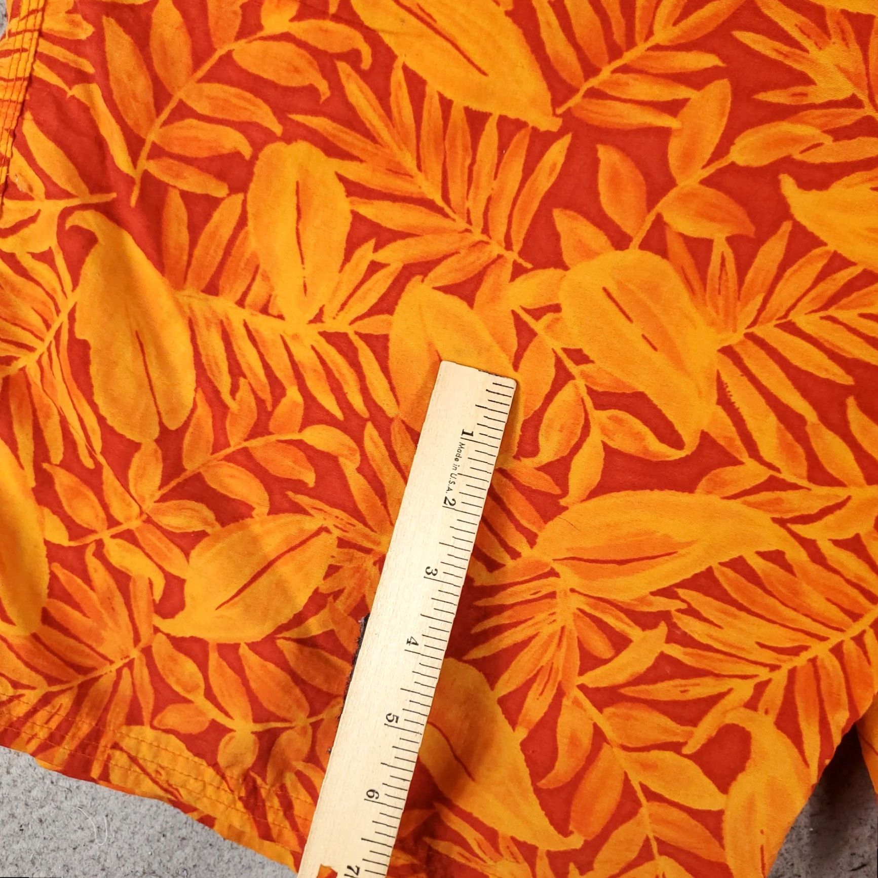 Nautica VINTAGE Nautica Shorts Bottom Men 2XL Orange Floral Beach Surf Trunks Mens American Hawaiian Classic 90s Size US 39 - 6 Thumbnail