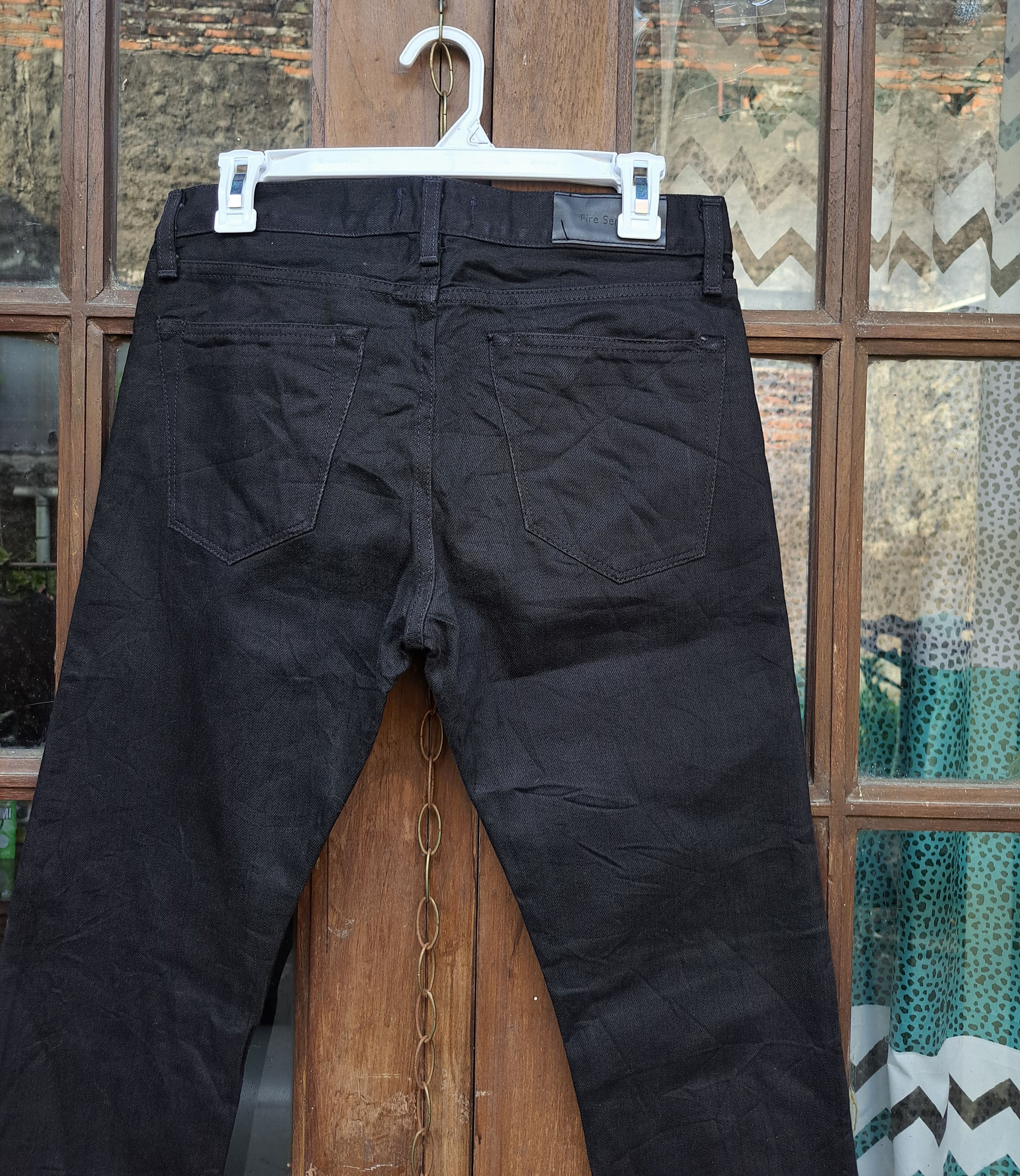 Japanese Brand Fire Service Japan Denim Selvedge Skinny Cut Sz 30 Size US 30 / EU 46 - 7 Thumbnail