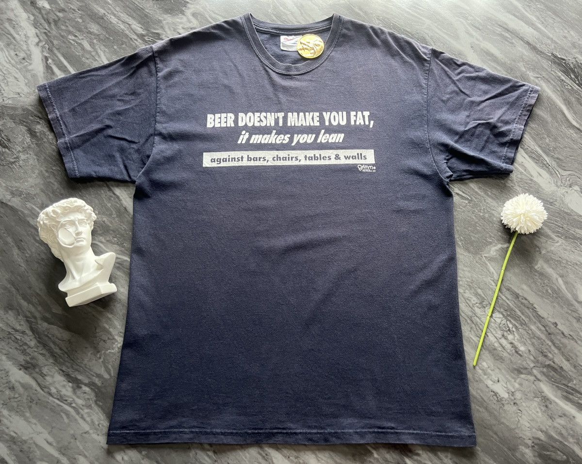 Other × Vintage Beer Doesn’t Make You Fat It Makes You Lean Size US L / EU 52-54 / 3 - 2 Thumbnail