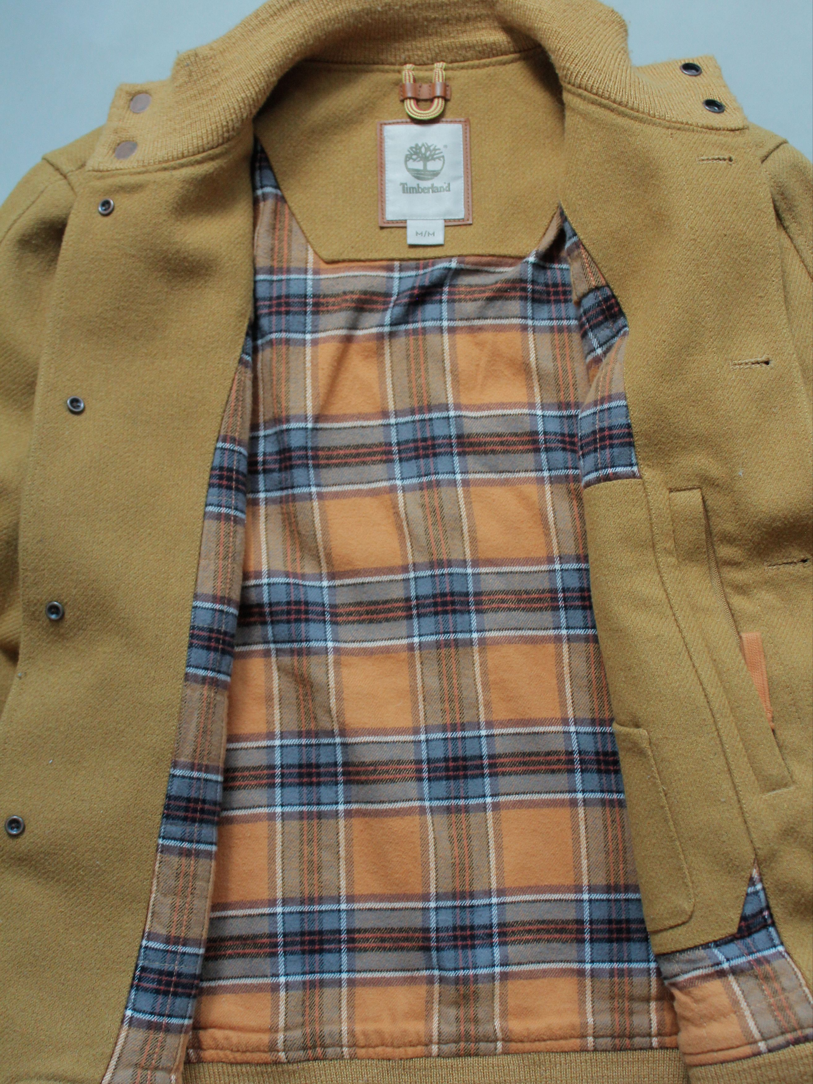Timberland Moxie Wool Mountain Bomber Jacket Old Money Light Brown M-L Size US M / EU 48-50 / 2 - 7 Thumbnail