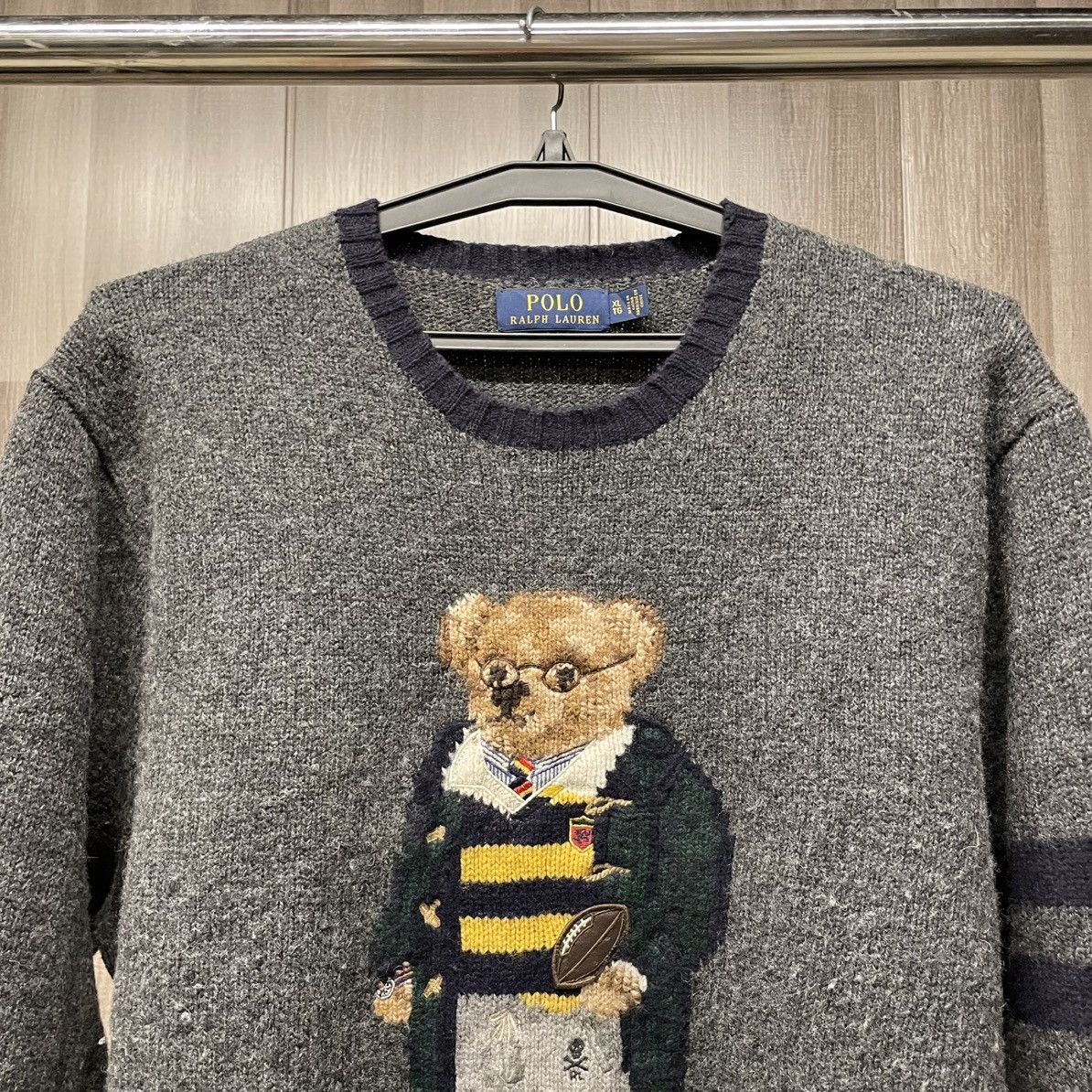 Polo Ralph Lauren Polo Ralph Lauren polo bear sweater Size US XL / EU 56 / 4 - 8 Thumbnail