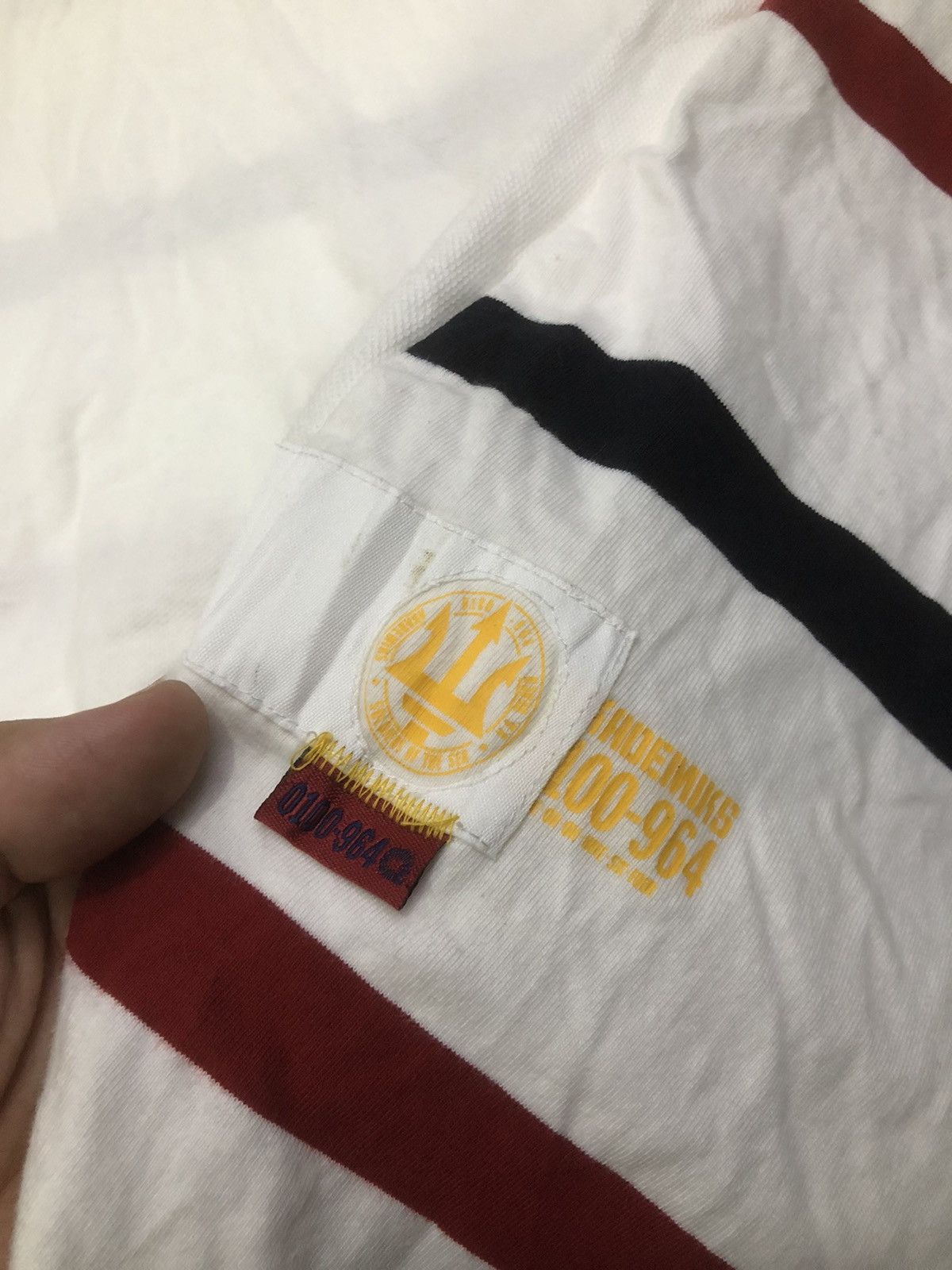 Akademiks Vintage Akademiks Naval Rugby Polo (USS 0100-964) Size US XL / EU 56 / 4 - 12 Thumbnail