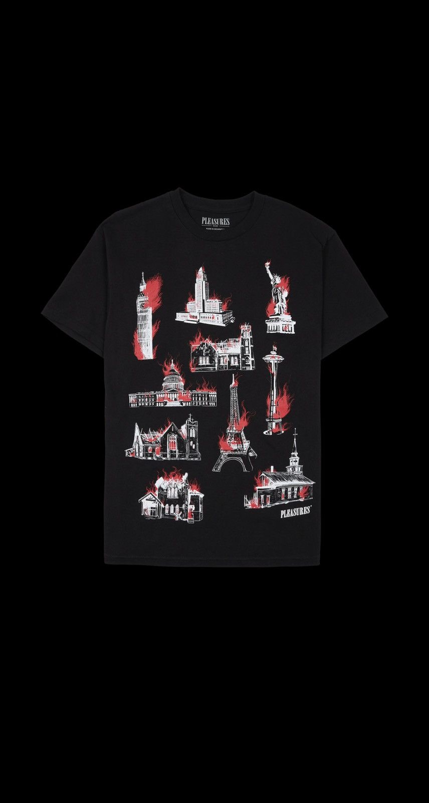 Pleasures Pleasures Monument Tee Size US L / EU 52-54 / 3 - 1 Thumbnail