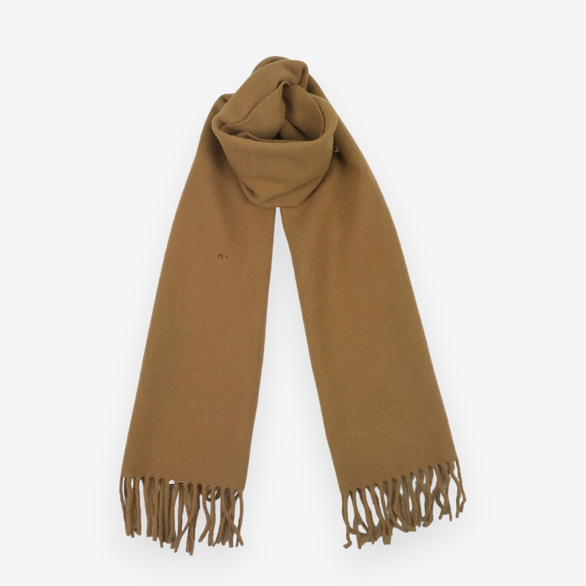Vintage × Vivienne Westwood Vintage Vivienne Westwood Scarf Muffler Orbs Wool Scarves Size ONE SIZE - 1 Thumbnail