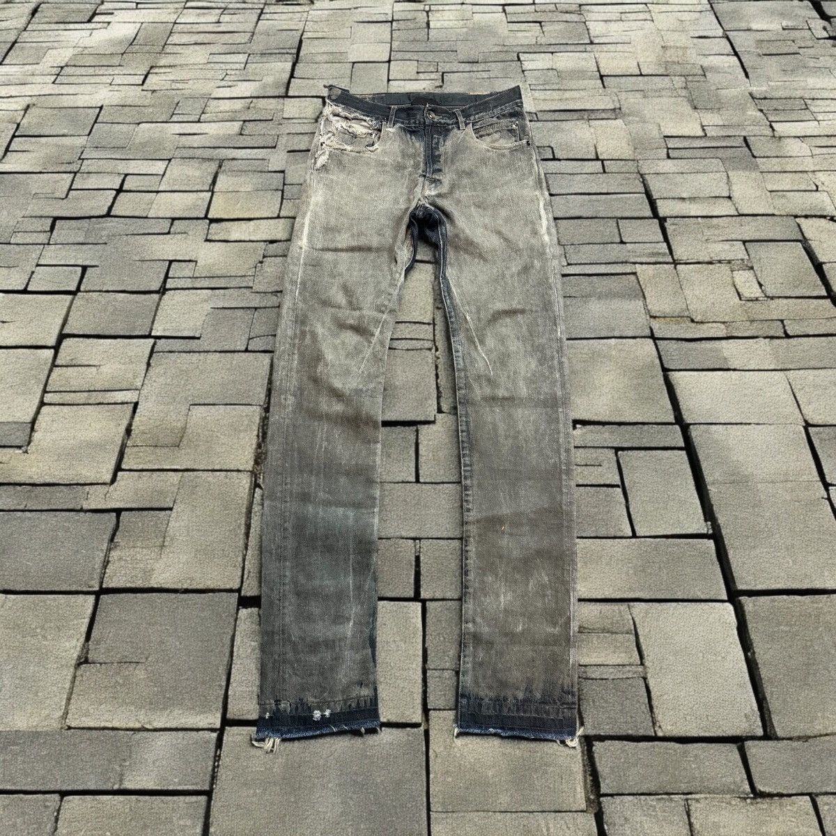 Rick Owens FW09 Rick Owens Hogwash Detroit Cut Denim Size US 30 / EU 46 - 1 Thumbnail