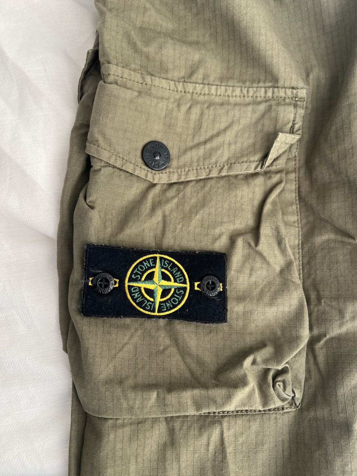 Stone Island Stone Island 41406 Cargo pants 32 olive Size US 32 / EU 48 - 3 Thumbnail