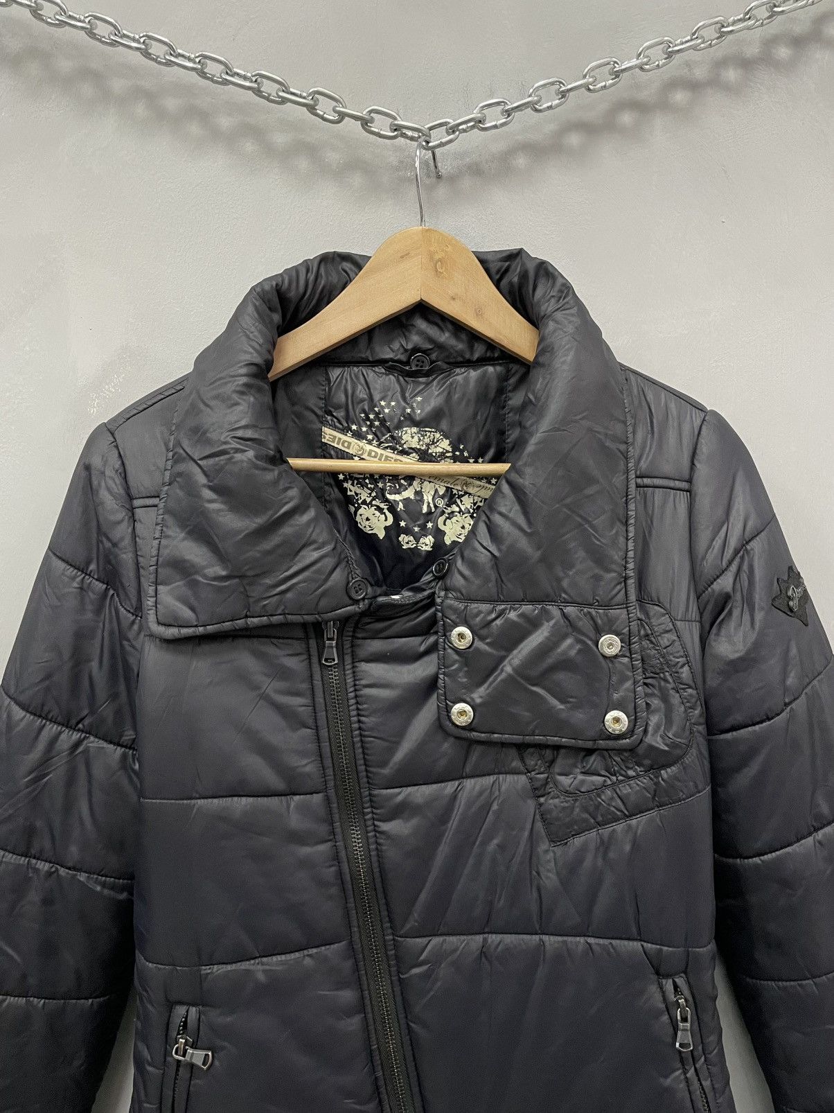 Diesel Diesel avant garde asymmetric bomber jacket Size S / US 4 / IT 40 - 2 Thumbnail