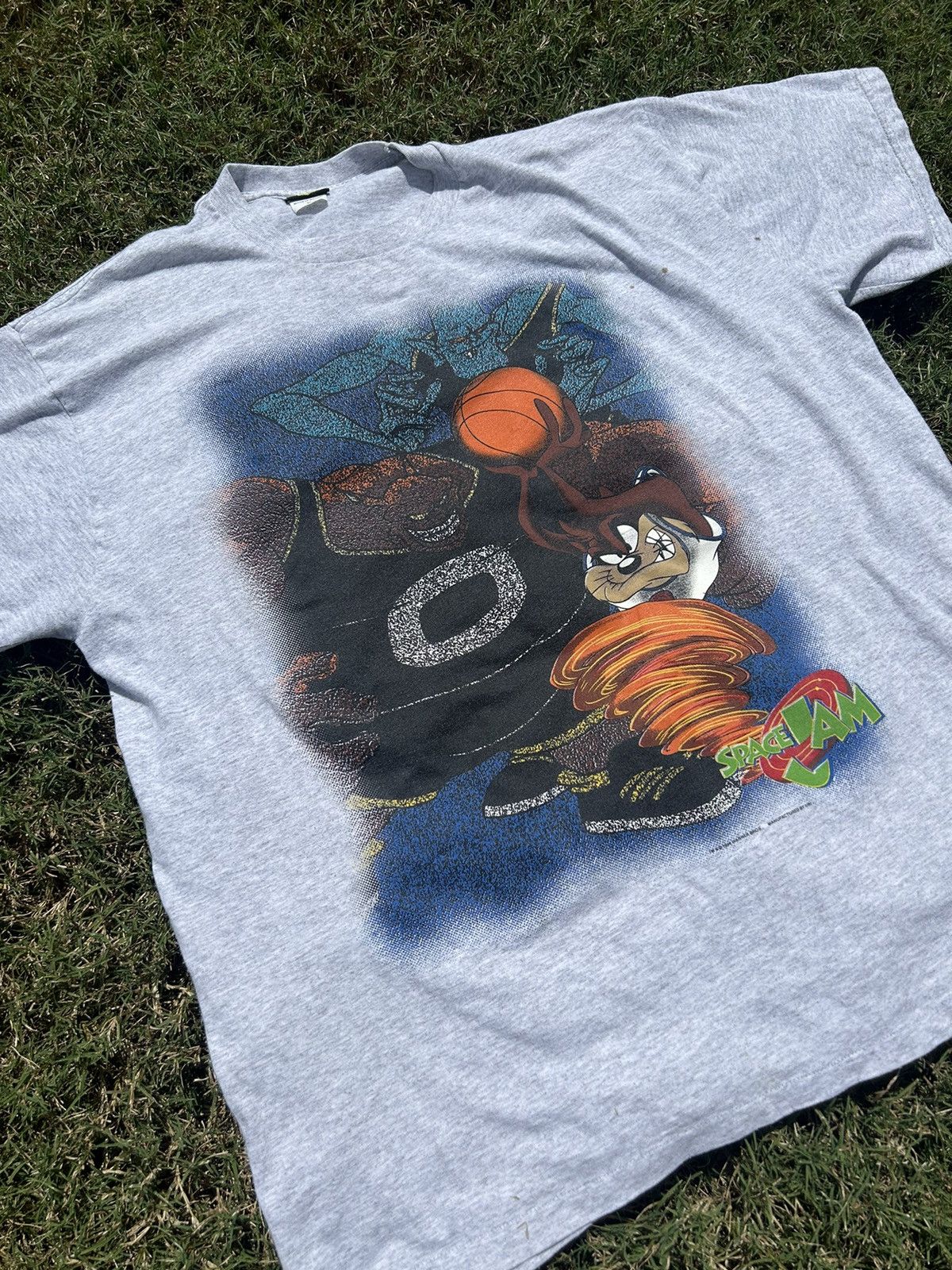 Cartoon Network × Vintage Vintage Super Rare 1996 Space Jam Looney Tunes Movie Promo Size US XL / EU 56 / 4 - 1 Thumbnail
