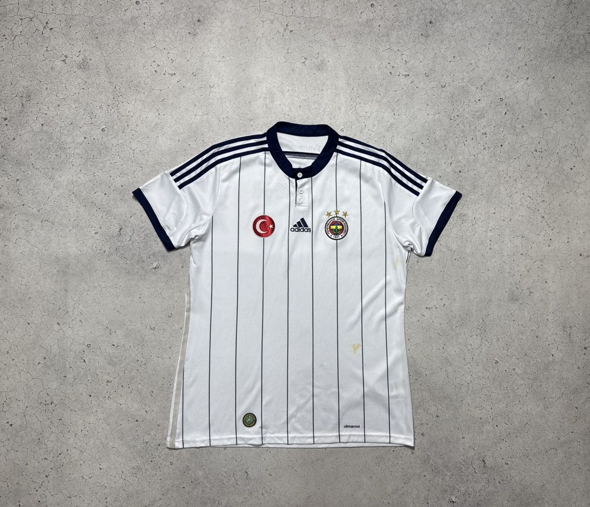 Adidas Adidas FC Fenerbahche 2014/2015 Soccer Vintage Jersey Size US L / EU 52-54 / 3 - 1 Thumbnail