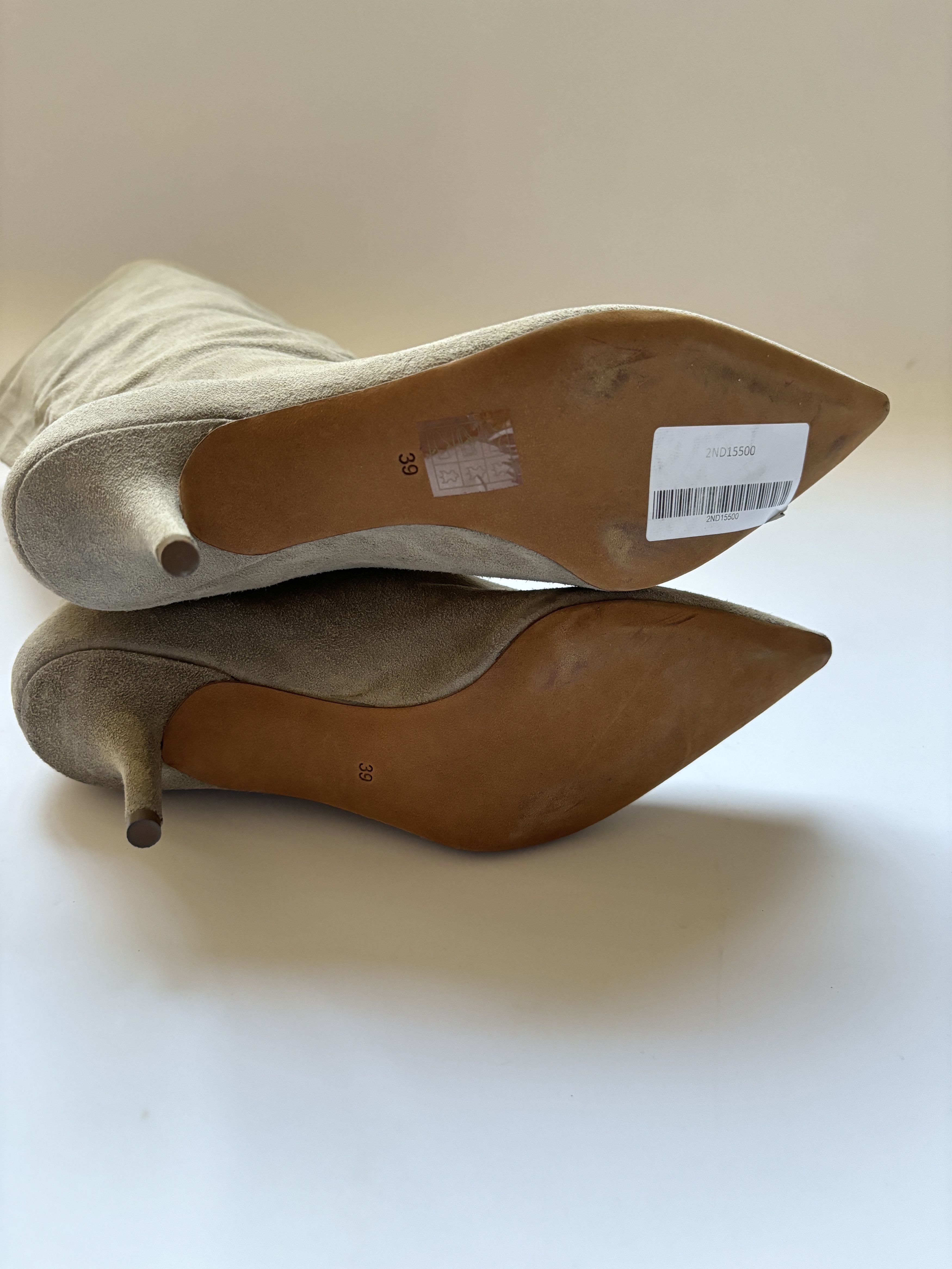 Kanye West × Yeezy ⚡️QUICK SALE⚡️2018 Yeezy Season 7 Beige Suede High Boots Size US 8 / IT 38 - 9 Thumbnail