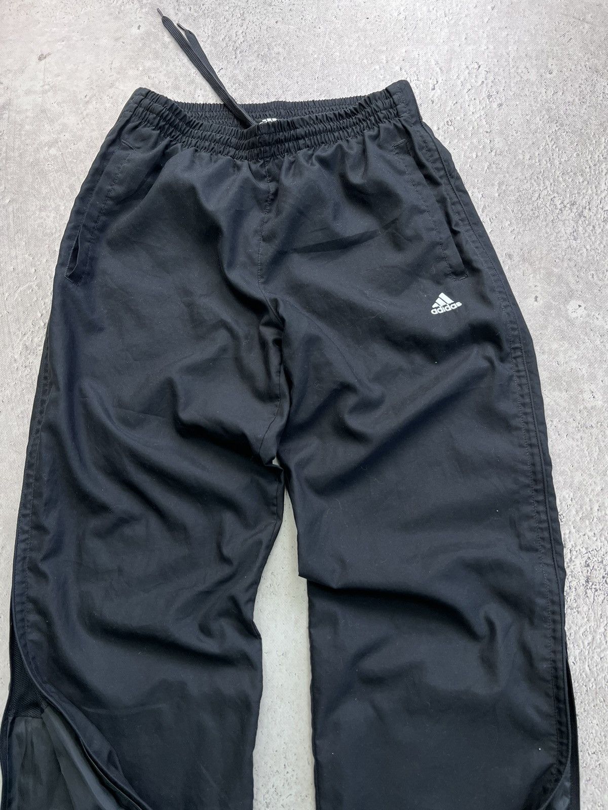 Adidas × Vintage Adidas Vintage Drill Y2K Adidas Drill Track Pants Nylon 90s Size US 32 / EU 48 - 4 Thumbnail