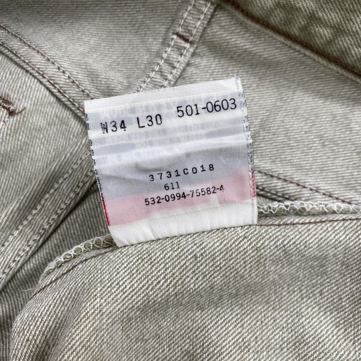 Levi's Vintage Clothing 1990s Vintage Levis Strauss 501 USA 34x30 Jeans Size US 33 - 10 Thumbnail