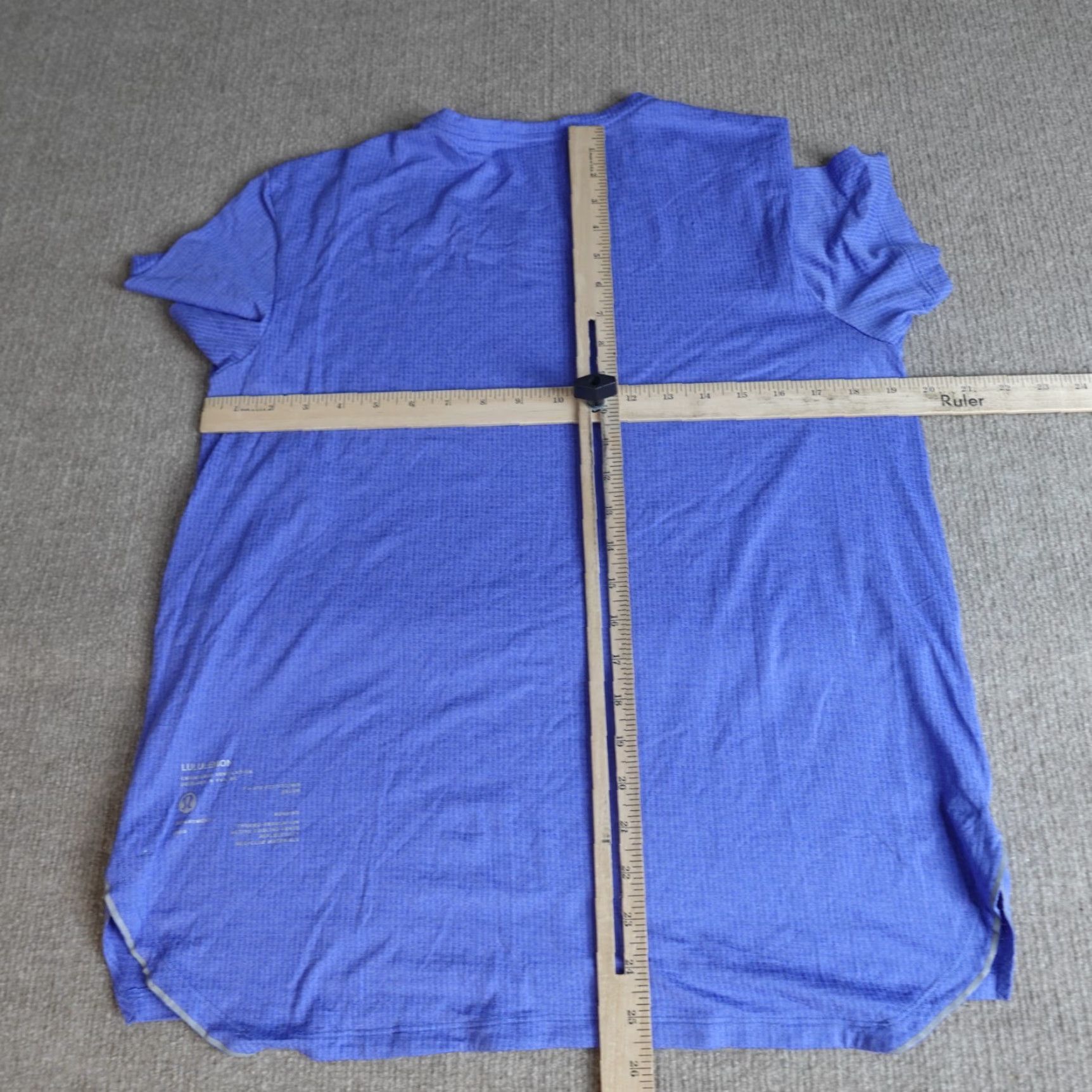 Lululemon Lululemon Mens T-Shirt Athletic Fit Short Sleeve Blue Logo Casual Shirt M Regular Crew Neck - (Note: Original title words rearranged for clarity) Size US M / EU 48-50 / 2 - 5 Thumbnail