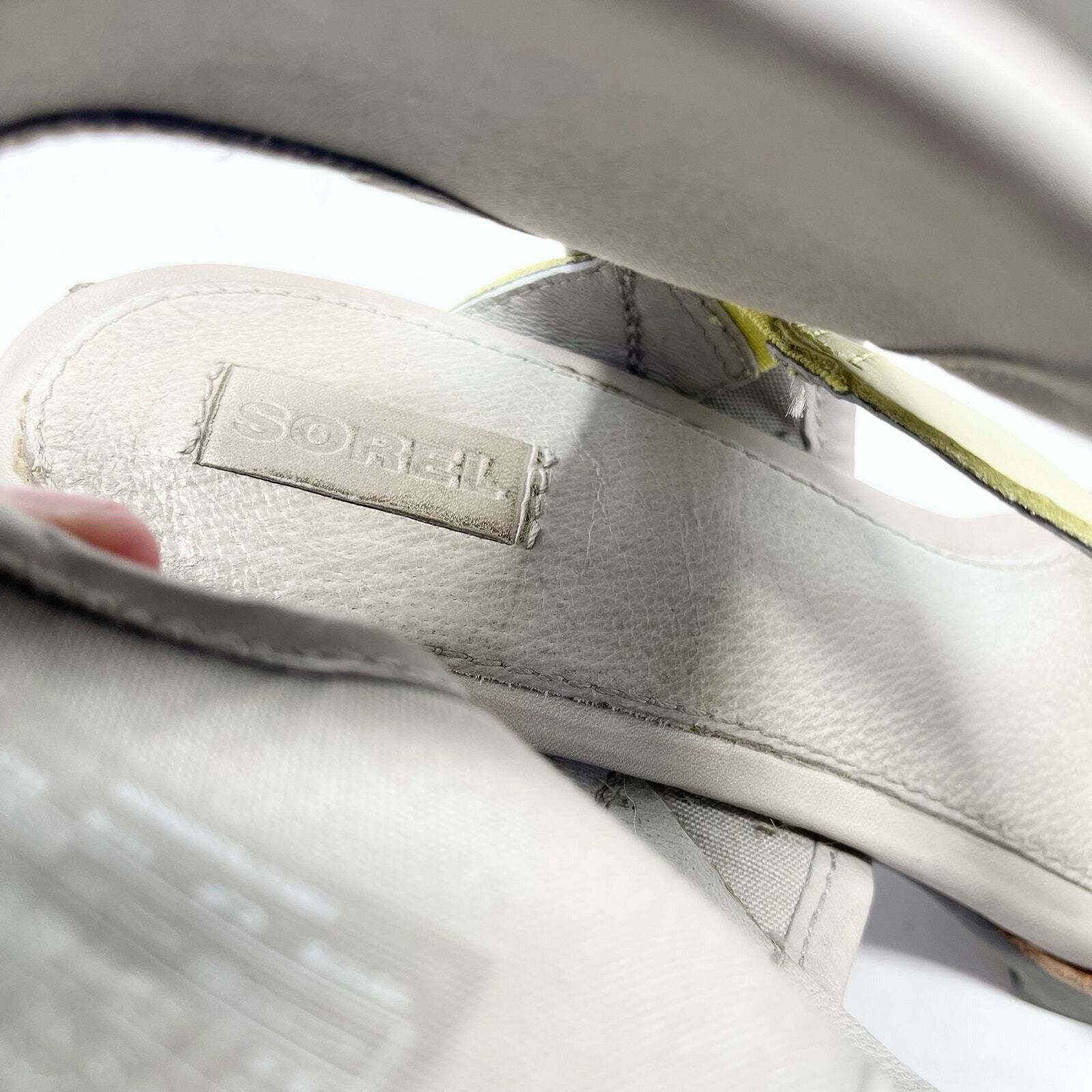 SOREL SOREL Sandals 9.5 Addington Cuff Heel Dove Grey Ankle Strap Size US 9.5 / IT 39.5 - 7 Thumbnail