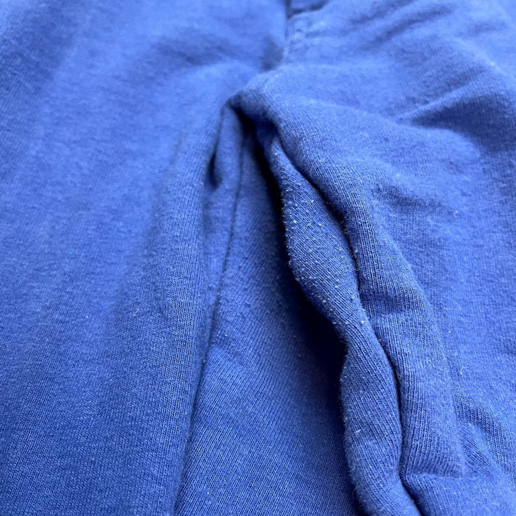 Vintage F&F Chino Pants Womens 26x30 Blue Skinny Cotton Solid Low Rise Stretch Slacks - Vintage Size 28" / US 6 / IT 42 - 3 Thumbnail