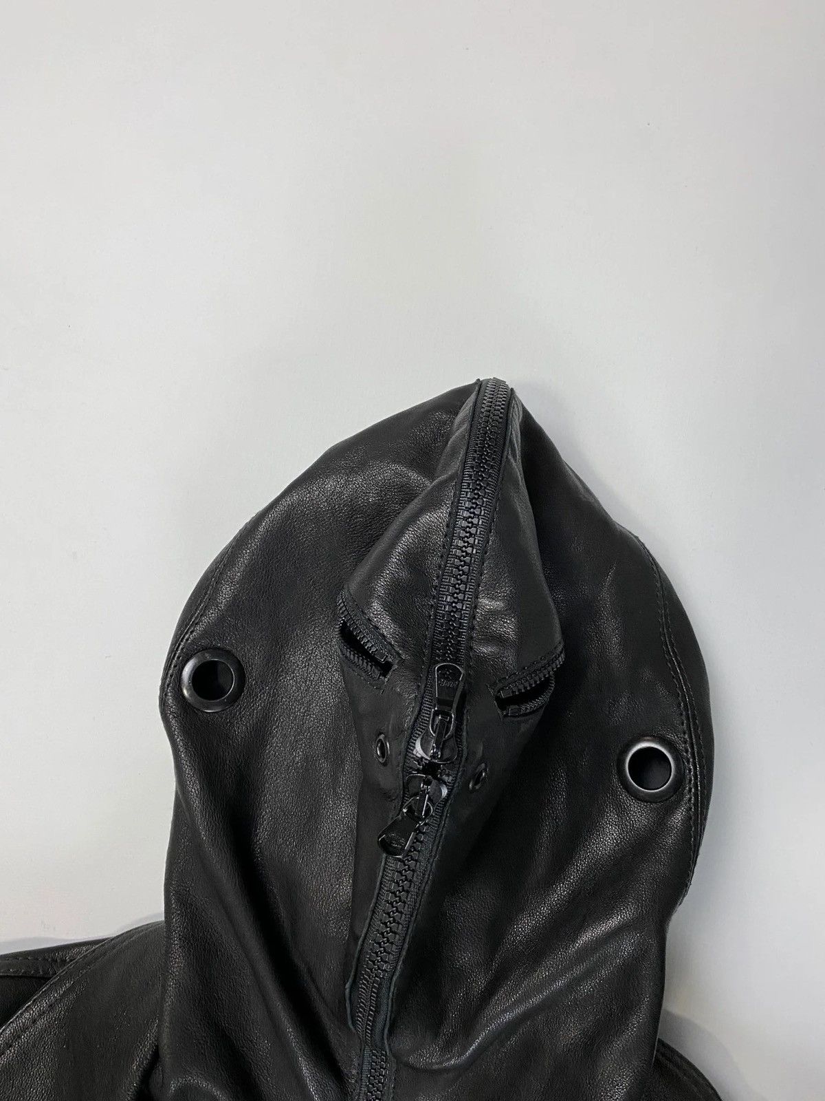 Vetements VETEMENTS SS19 OVERSIZED RUNWAY GIMP LEATHER MASK PARKA SZ:M Size US M / EU 48-50 / 2 - 5 Thumbnail