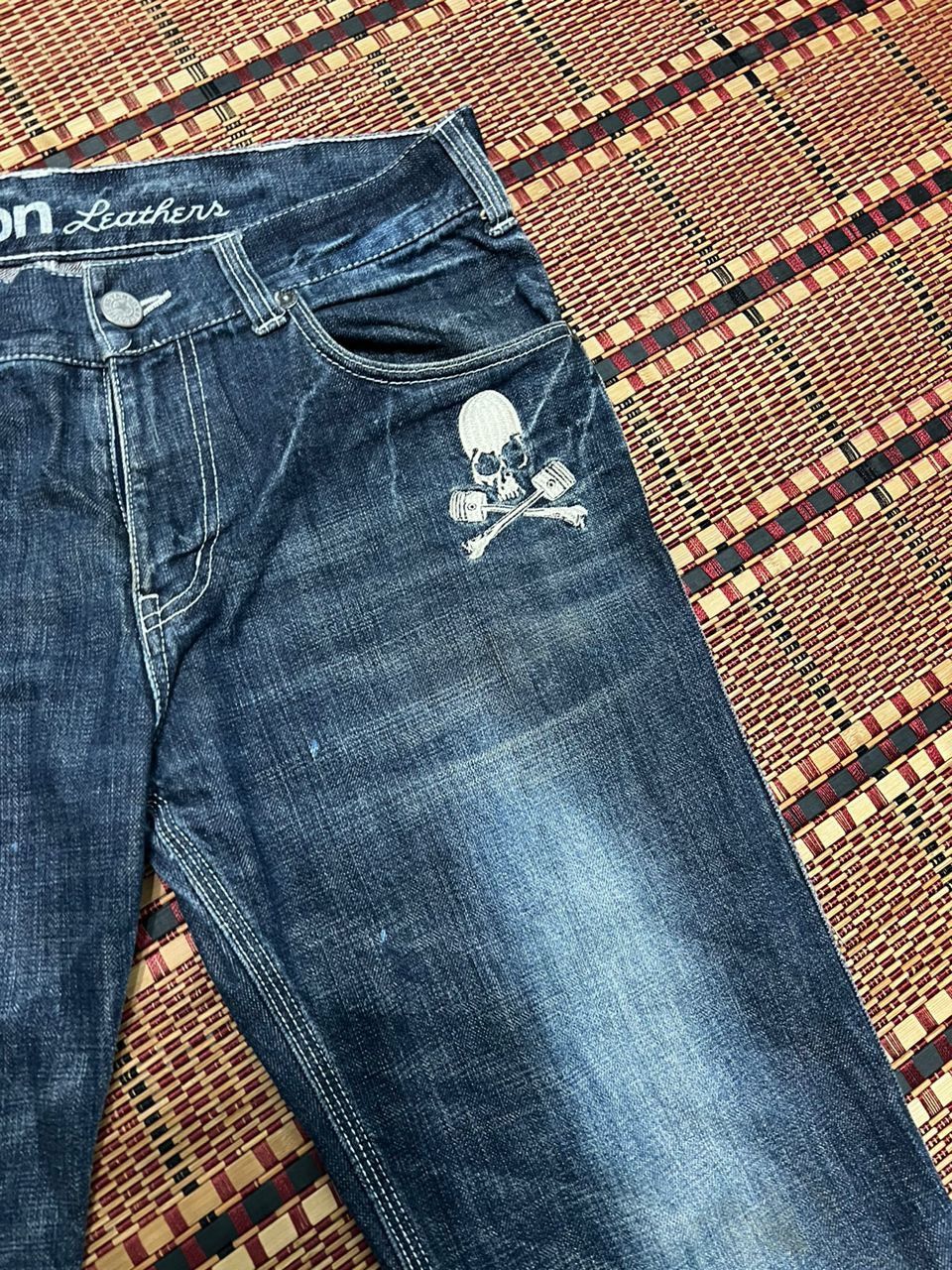Vanson Leathers Vanson Leather The Front of Armament Jeans Size US 34 / EU 50 - 7 Thumbnail