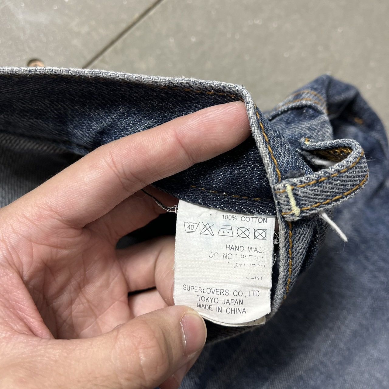 Japanese Brand Super Lovers Japanese Brand Denim Skirt Size 29" - 7 Thumbnail