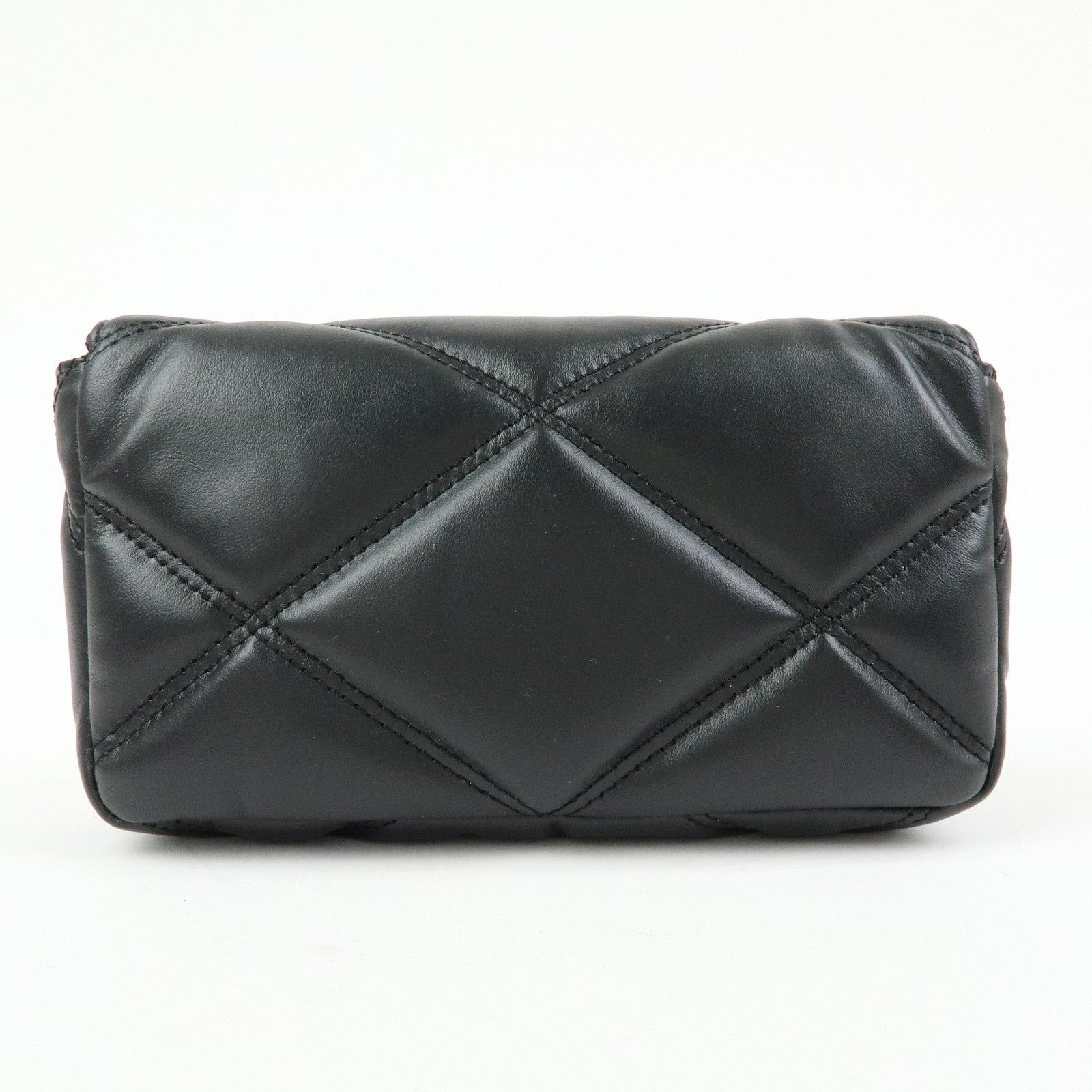 Versace Versace Medusa Quilted Lambskin Flap Bag Black Size ONE SIZE - 2 Thumbnail