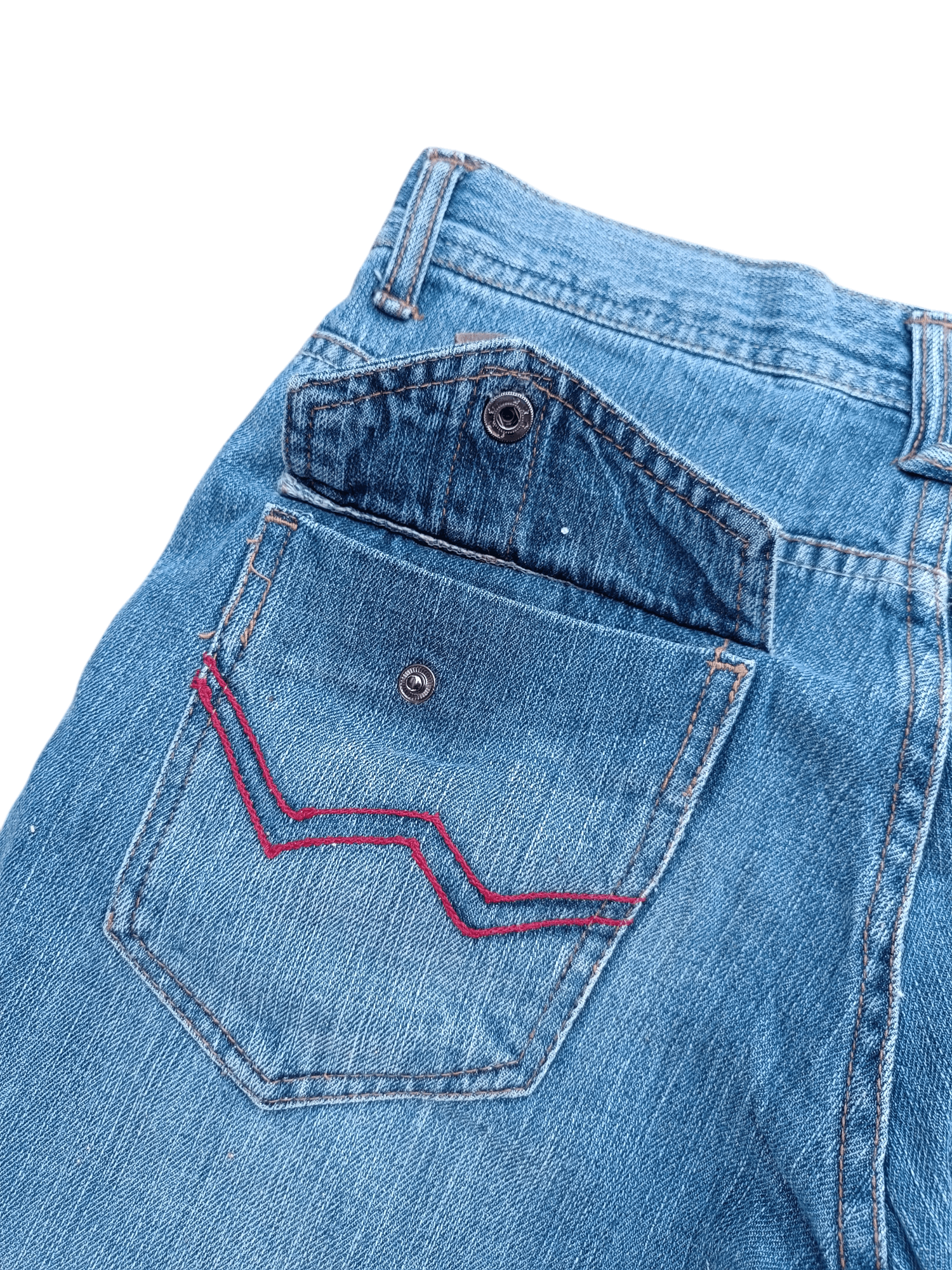 Japanese Brand FLARED 🔥 Japanese Brand Bush Pant Faded Jeans Size US 30 / EU 46 - 17 Thumbnail