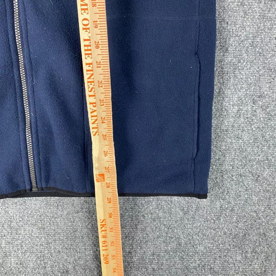 Izod Izod Vest Men's Large Fleece Full Zip Navy Blue Polyester L Size US L / EU 52-54 / 3 - 6 Thumbnail