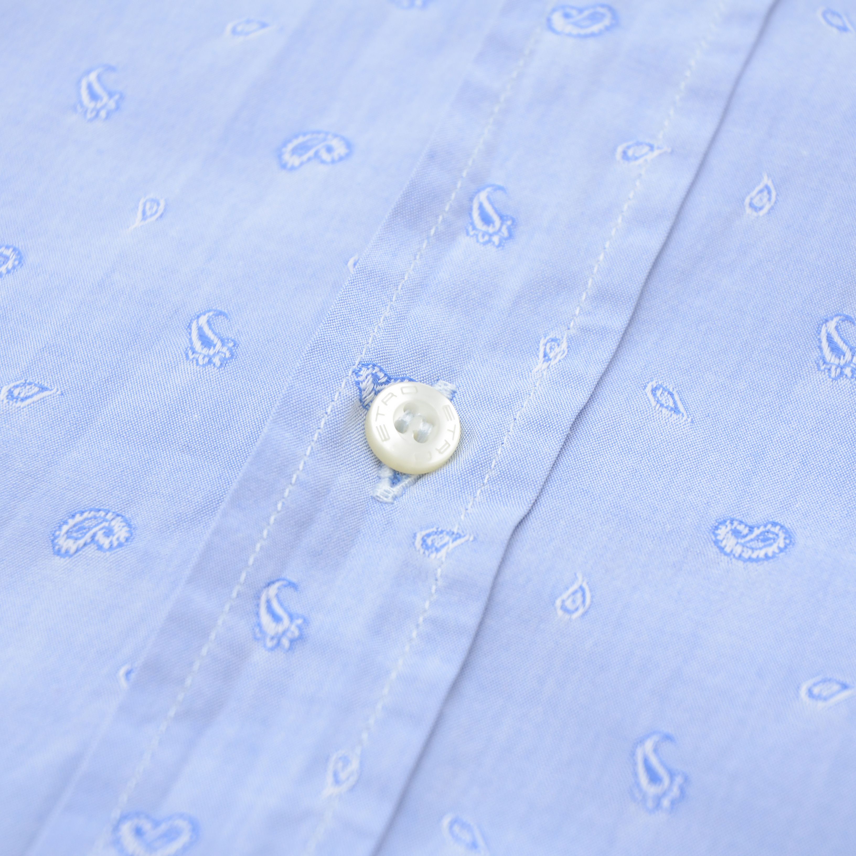 Eton Rare ETON Paisley All Over Printed Long Sleeve Button Shirt Size US M / EU 48-50 / 2 - 7 Thumbnail