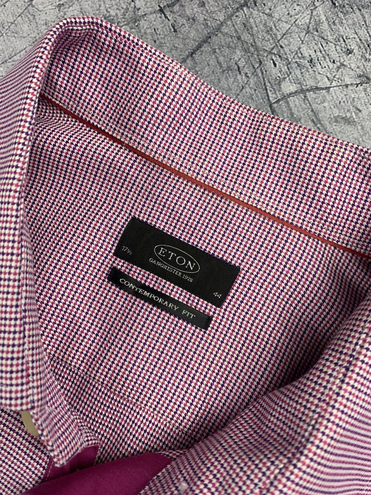 Eton Eton Contemporary Fit Shirt Buttons-Up Long Sleeve Men’s 44 Size US L / EU 52-54 / 3 - 5 Thumbnail