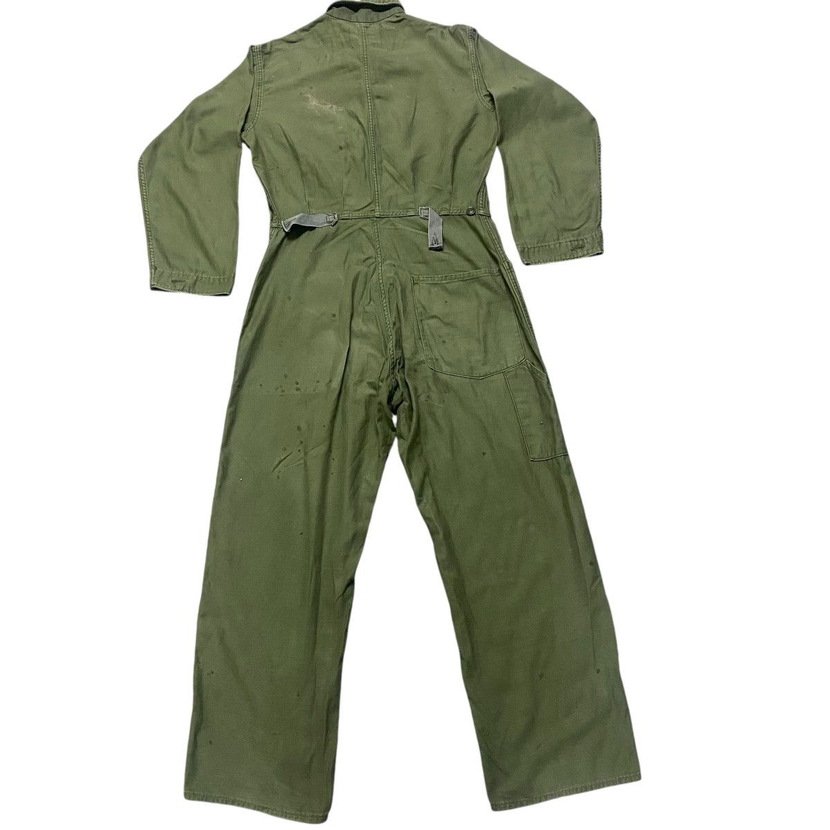 Vintage Vintage Us Army OG-107 Sateen Coveralls Vietnam War Size US 34 / EU 50 - 2 Thumbnail