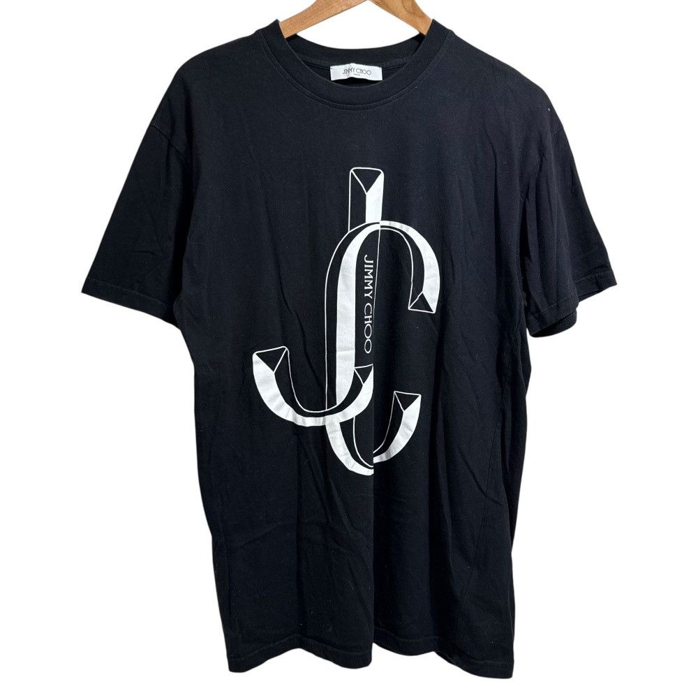 Jimmy Choo Jimmy Choo Jimmy Choo Logo Print Cotton T-shirt Cotton T-Shirts DUTY FREE for USA Size ONE SIZE - 1 Thumbnail