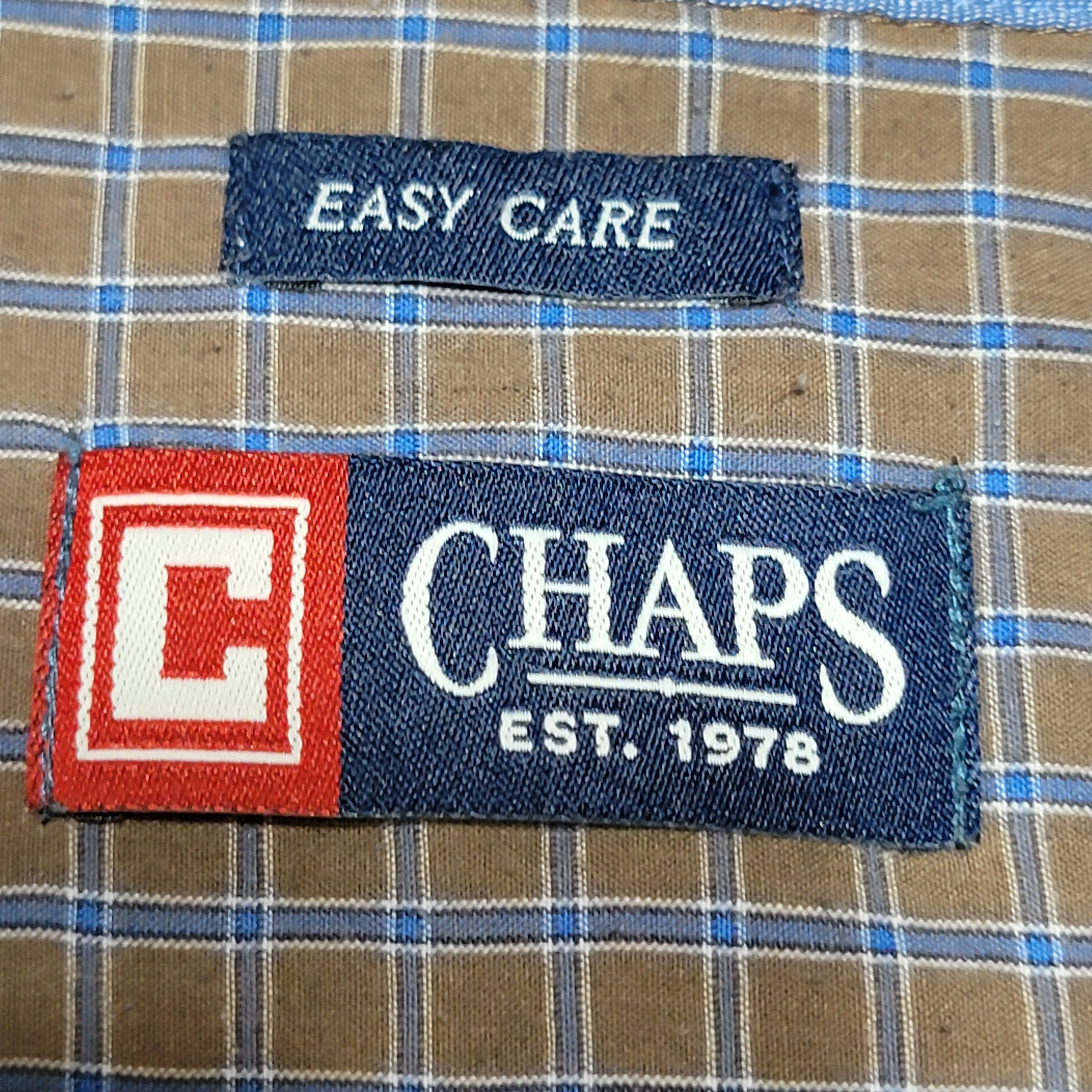Chaps Chaps LS Small Squares Full Button Shirt - Size XXL Size US XXL / EU 58 / 5 - 4 Thumbnail