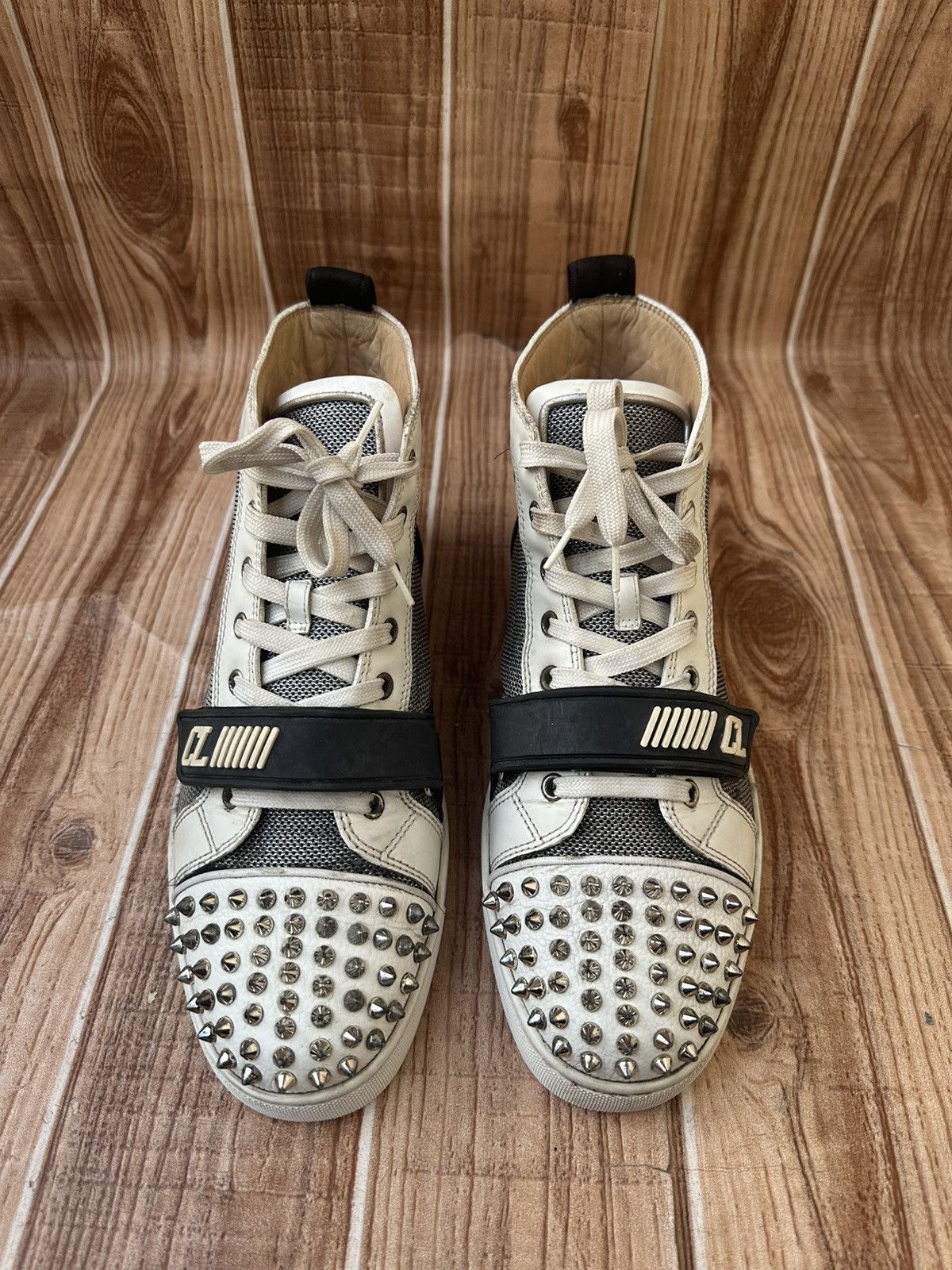 Christian Louboutin Christian Louboutin Louis Orlato Spikes High Top w/Straps Size US 9 / EU 42 - 6 Thumbnail