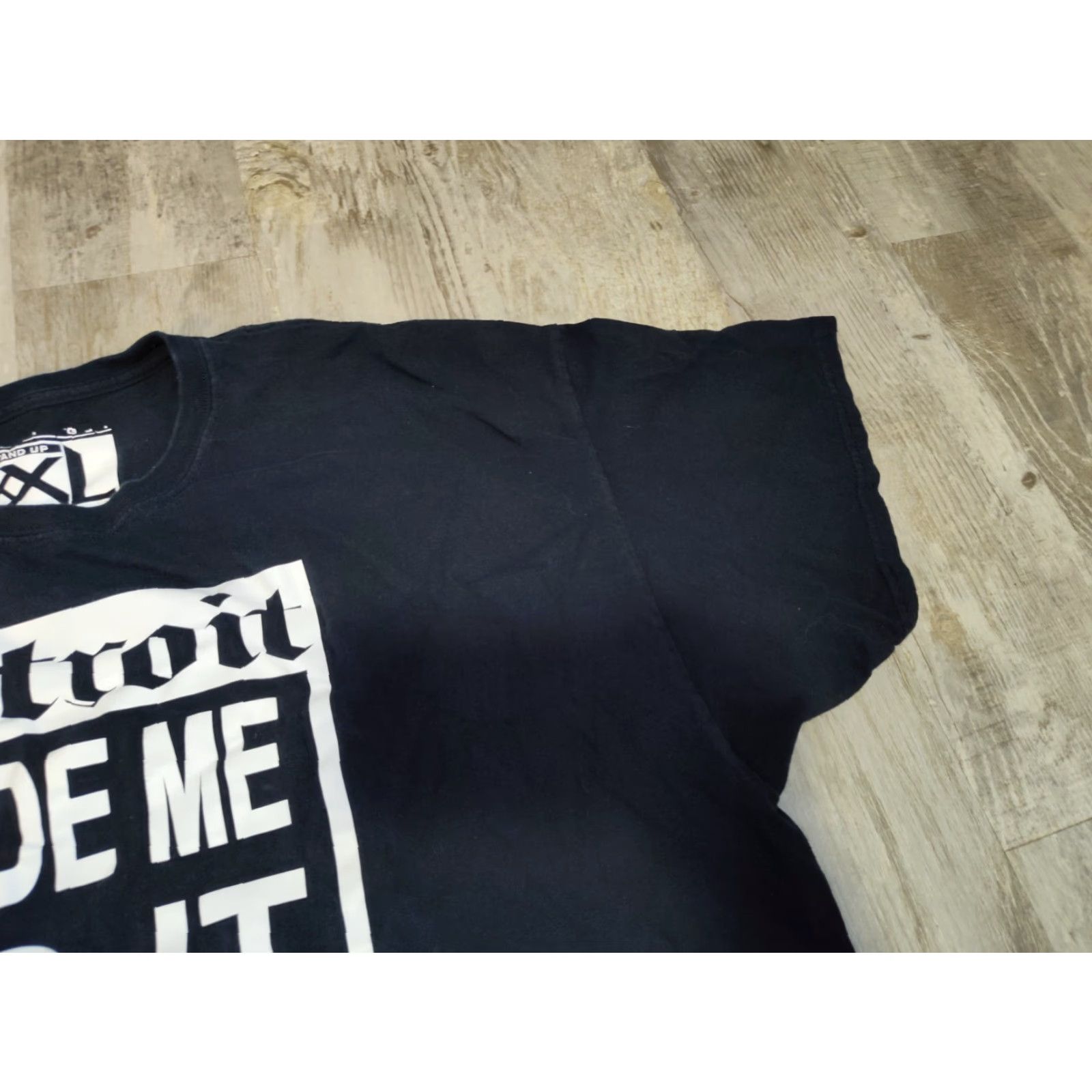 CO VINTAGE? No. Detroit Made Me Do It 313 Clothing Co Black Tee Shirt Custom Design 3XL XXXL Shirt Mens Graphic Print Detroit 313 Size US XXL / EU 58 / 5 - 5 Thumbnail