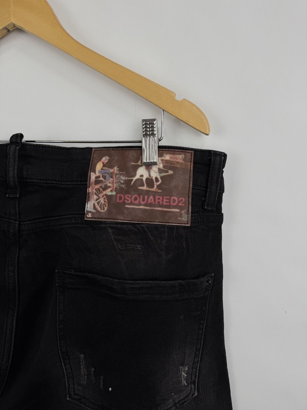 Dsquared2 🇮🇹 Y2K Dsquared2 Punk Jeans Made in Italy Rare Retro Hype Size US 36 / EU 52 - 13 Thumbnail