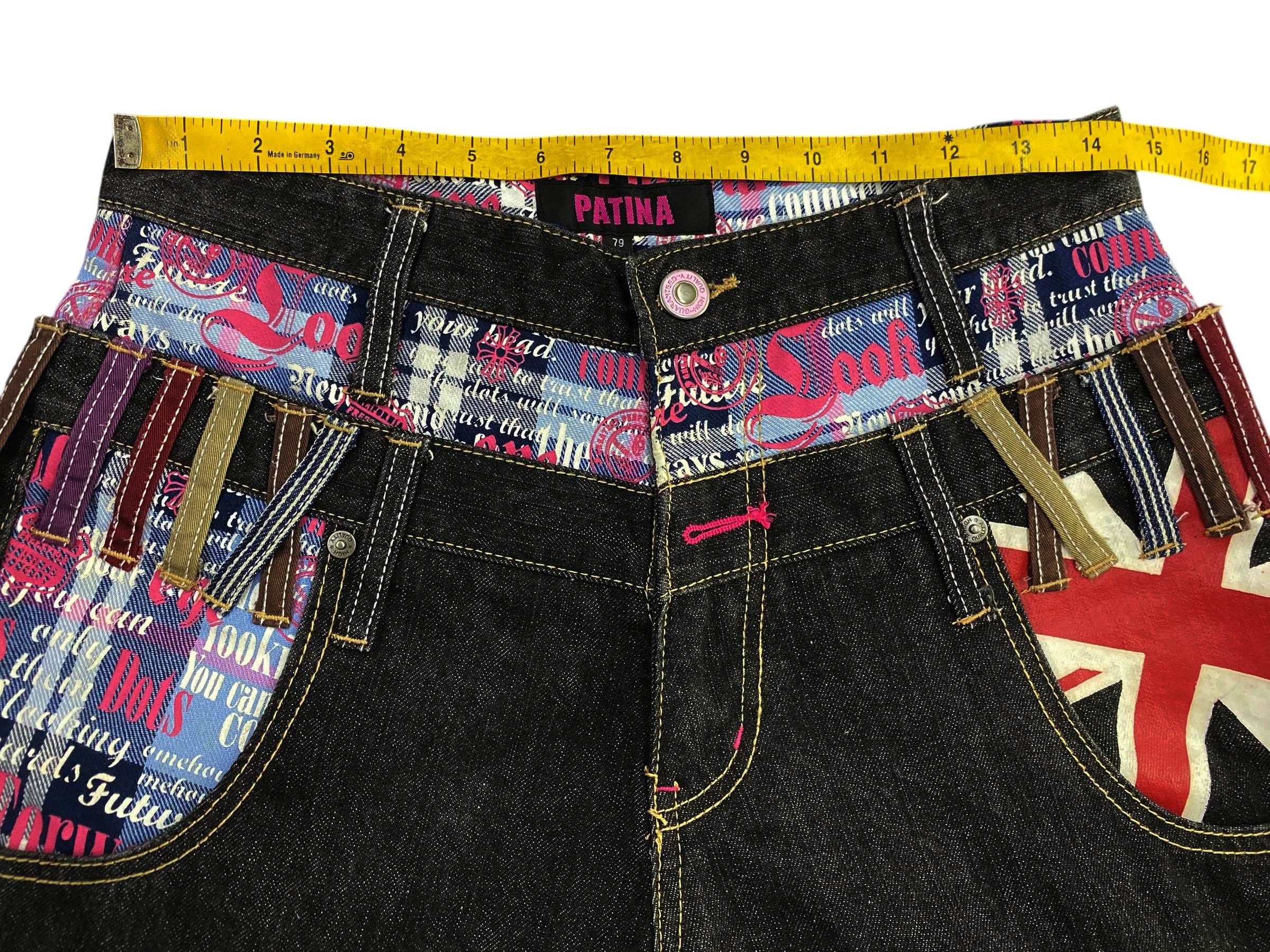 Japanese Brand Patina Double Waist Handcrafted Denim pants Size US 31 - 8 Thumbnail