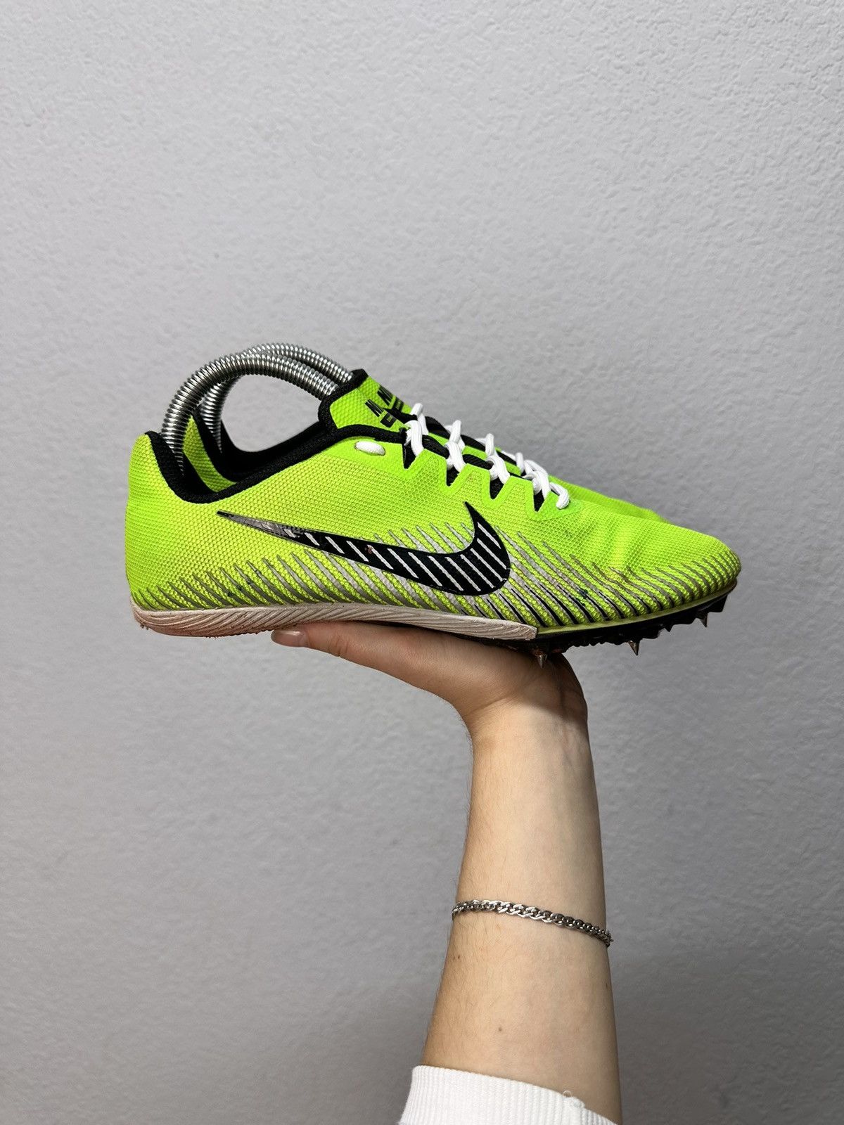 Nike Nike Zoom Superfly Elite Track Spikes Volt Green Men's 41 Size US 8 / EU 41 - 3 Thumbnail
