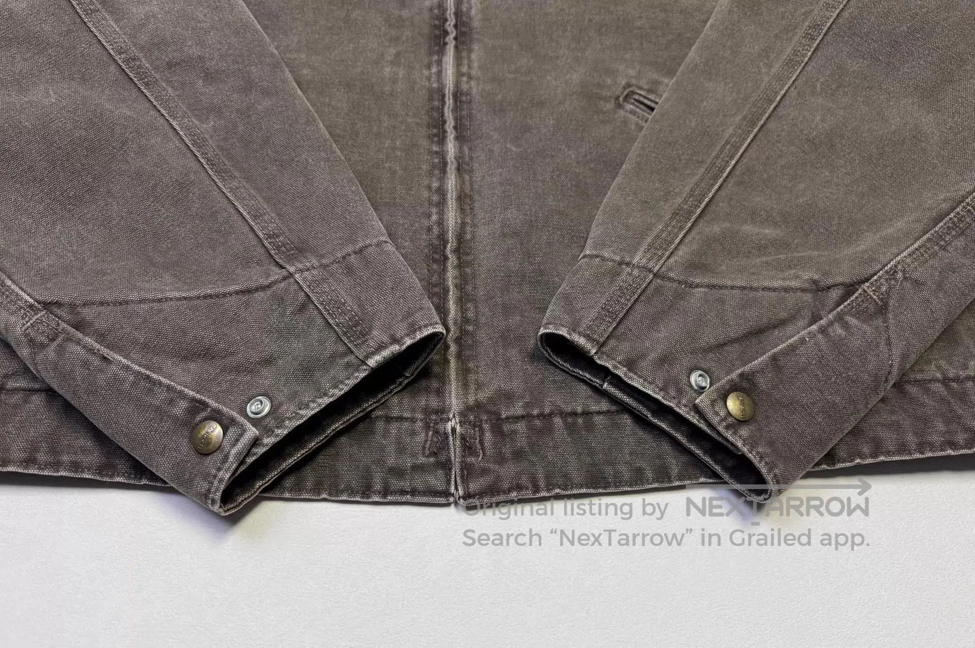 Carhartt Brown Work Jacket with Zipper and Chest Pocket. Size US XXL / EU 58 / 5 - 3 Thumbnail