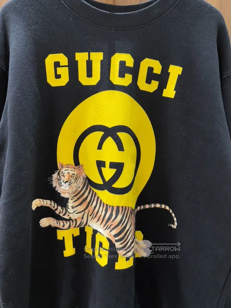 Gucci Gucci Tiger Double G Sweatshirt Size US L / EU 52-54 / 3 - 3 Thumbnail