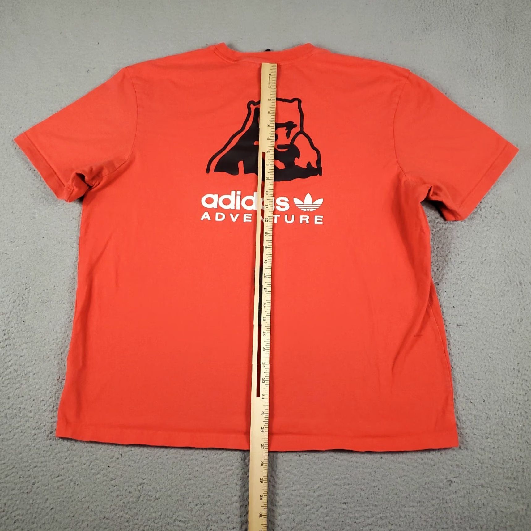 Adidas Adidas T Shirt Mens XL Orange Logo Short Sleeve Crew Neck Cotton Blend Casual Sports Classic Unisex Adults Mens XL Orange Logo Tee Size US XL / EU 56 / 4 - 5 Thumbnail