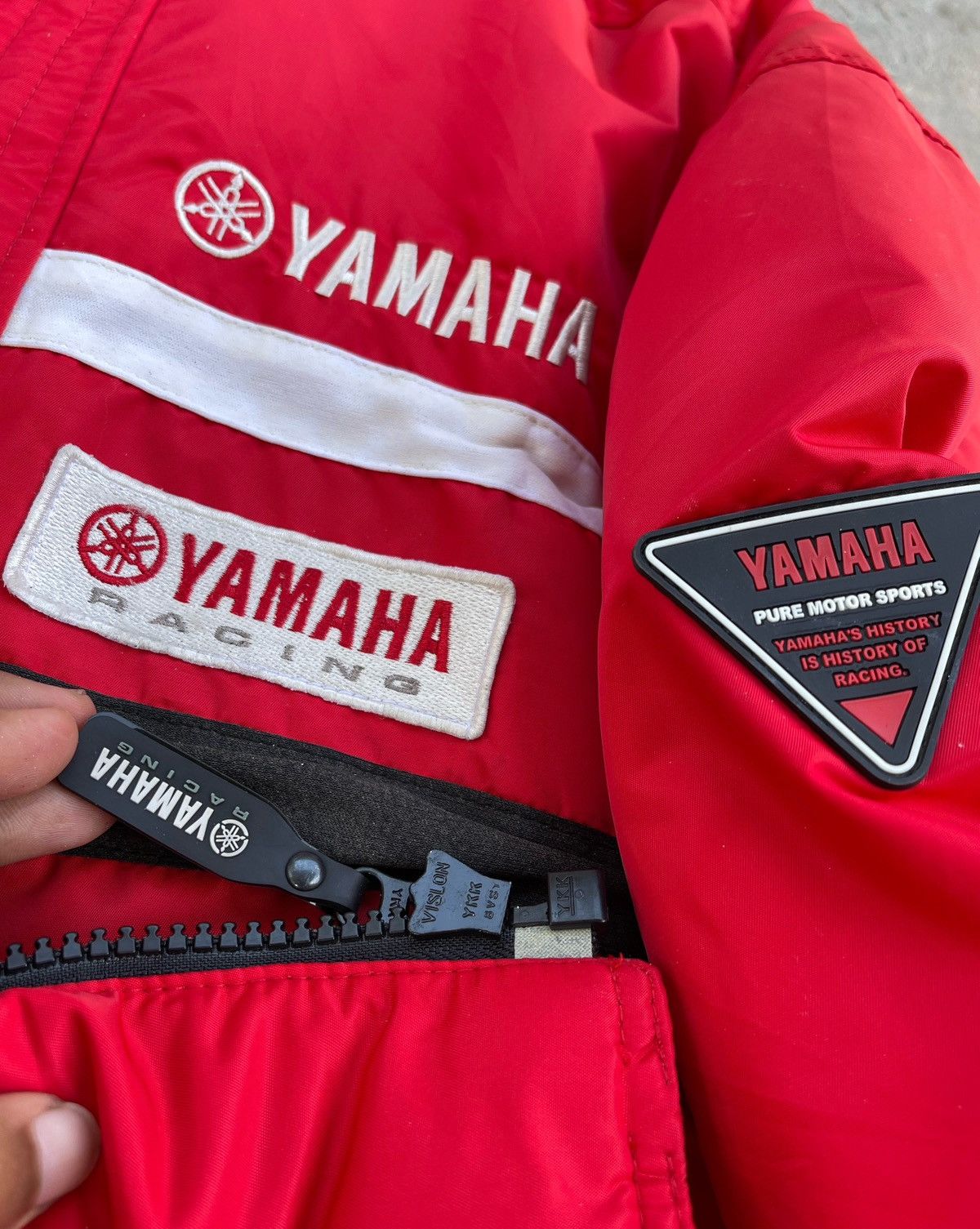 Yamaha 🔥YAMAHA MOTO SPORTS WATERPROOF RACING BOMBER JACKET Size US L / EU 52-54 / 3 - 19 Thumbnail