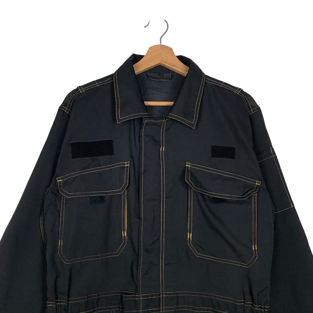Japanese Brand YELLOW HAT Big Logo Coverall #0300-C14 Size US 36 / EU 52 - 7 Thumbnail