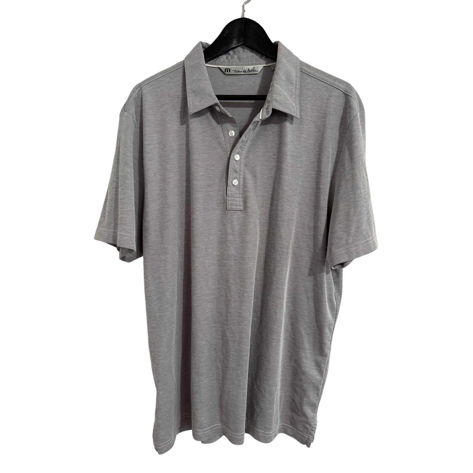 TravisMathew TravisMathew Gray Polo Shirt Men's Size XL Size US XL / EU 56 / 4 - 1 Thumbnail