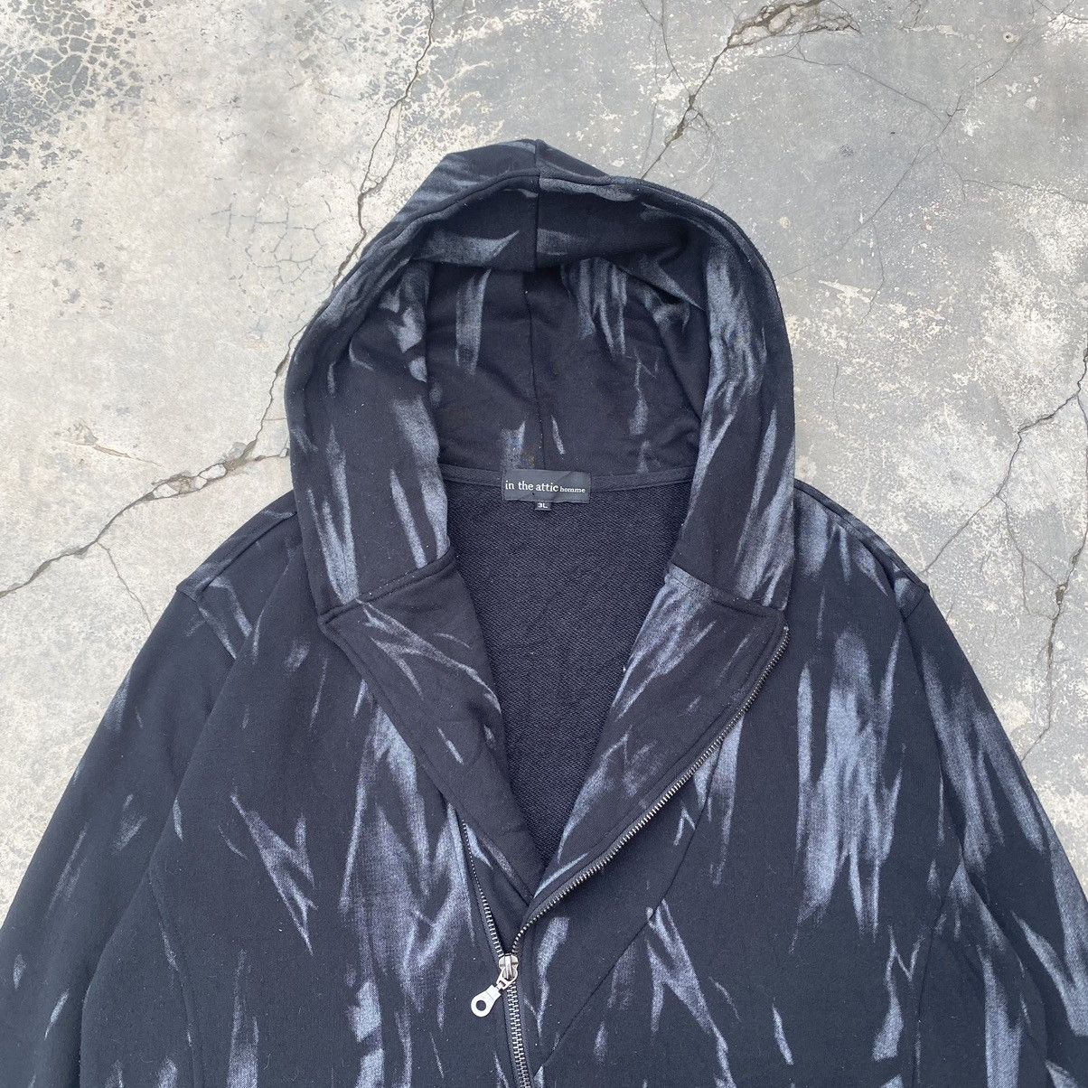 In The Attic IN THE ATTIC HOMME asymmetrical hoodie Size US L / EU 52-54 / 3 - 2 Thumbnail