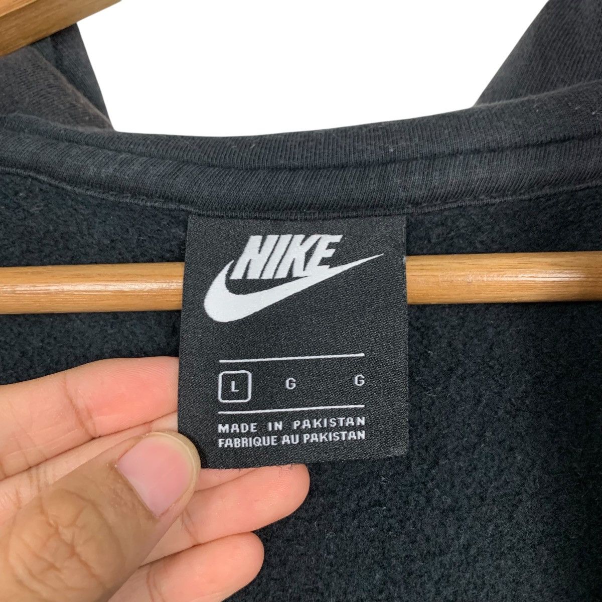 Nike NIKE Just Do It Logo Zipper Hoodies Sweatshirt #2239-C99 Size US L / EU 52-54 / 3 - 17 Thumbnail
